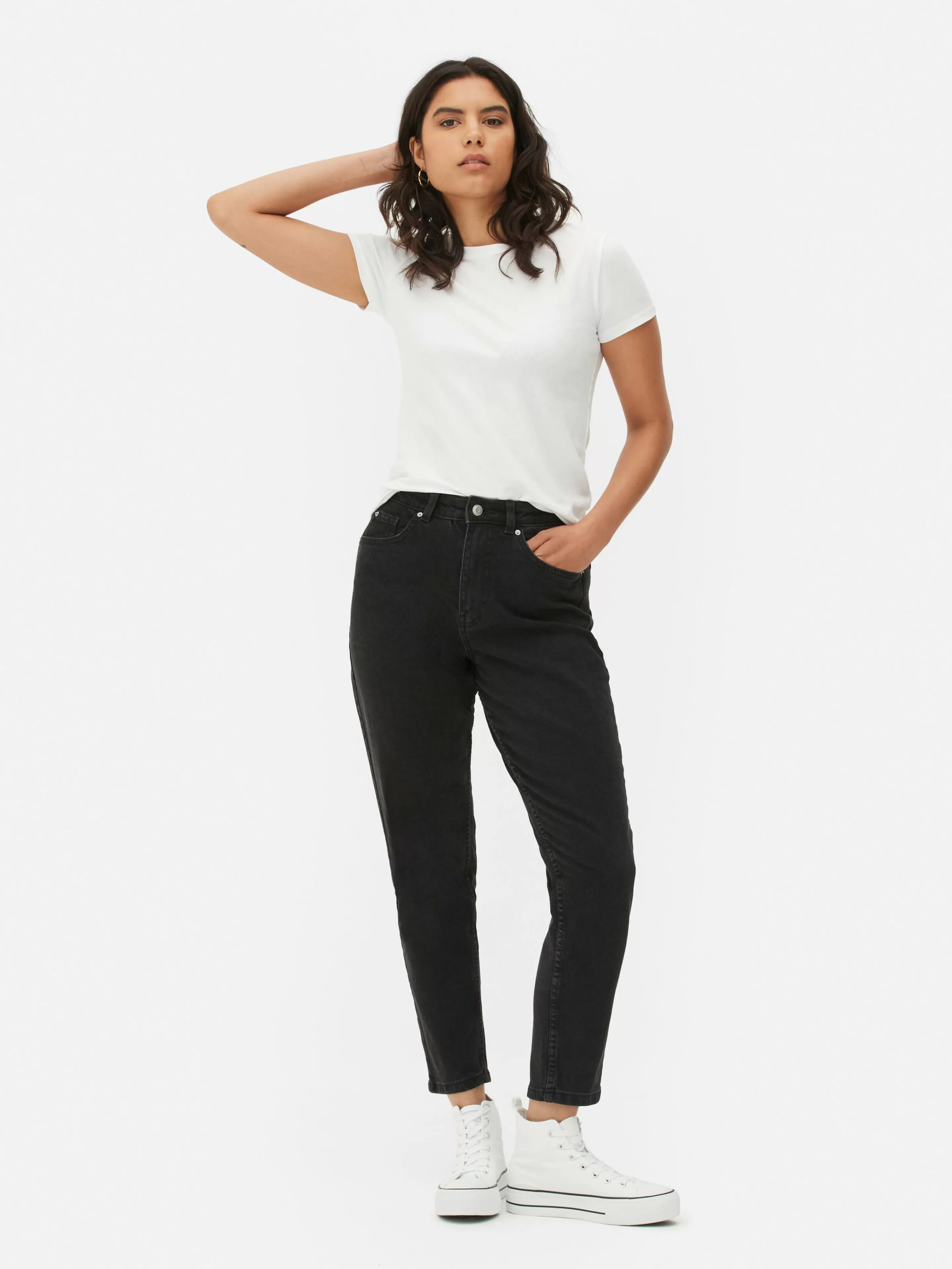 Jean Denim Coupe Mom-Primark Hot