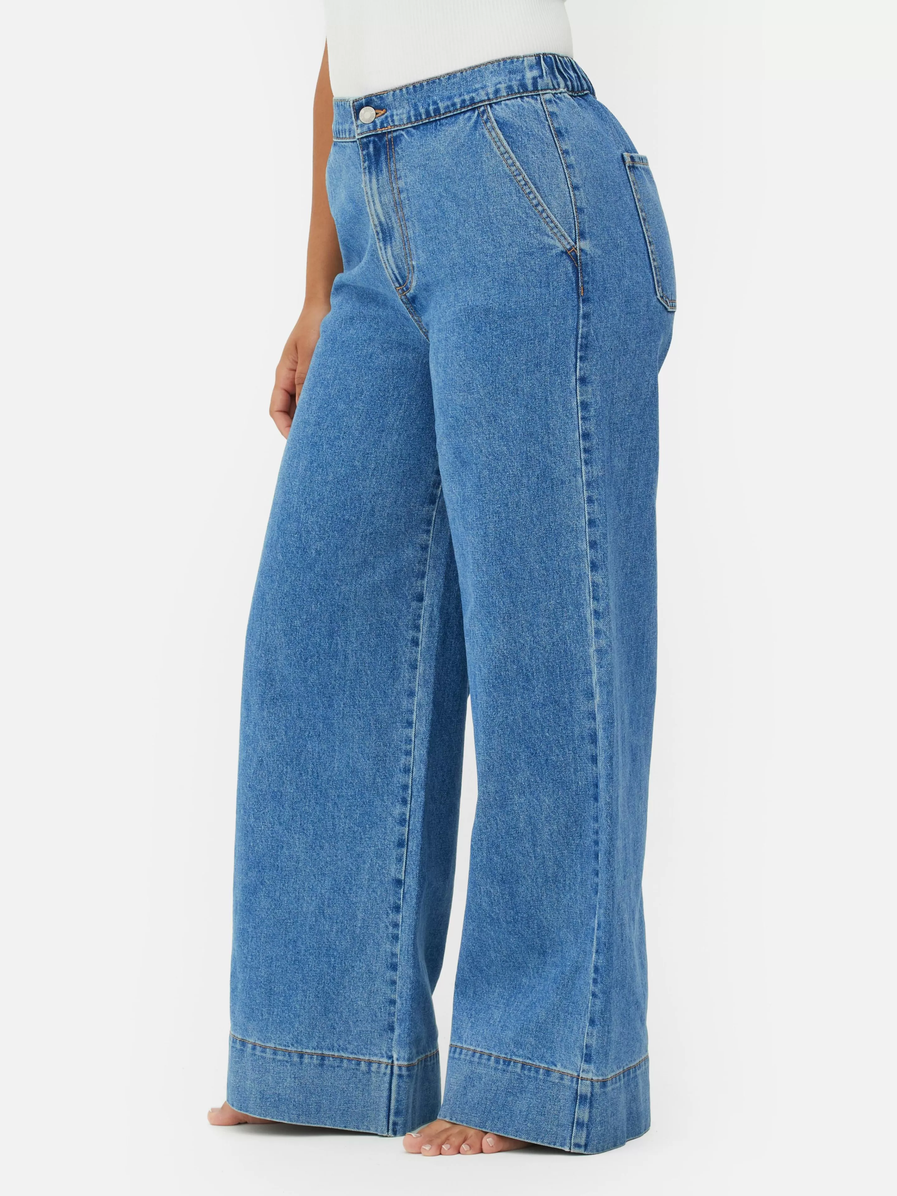 Jean Large élastiqué-Primark Best Sale
