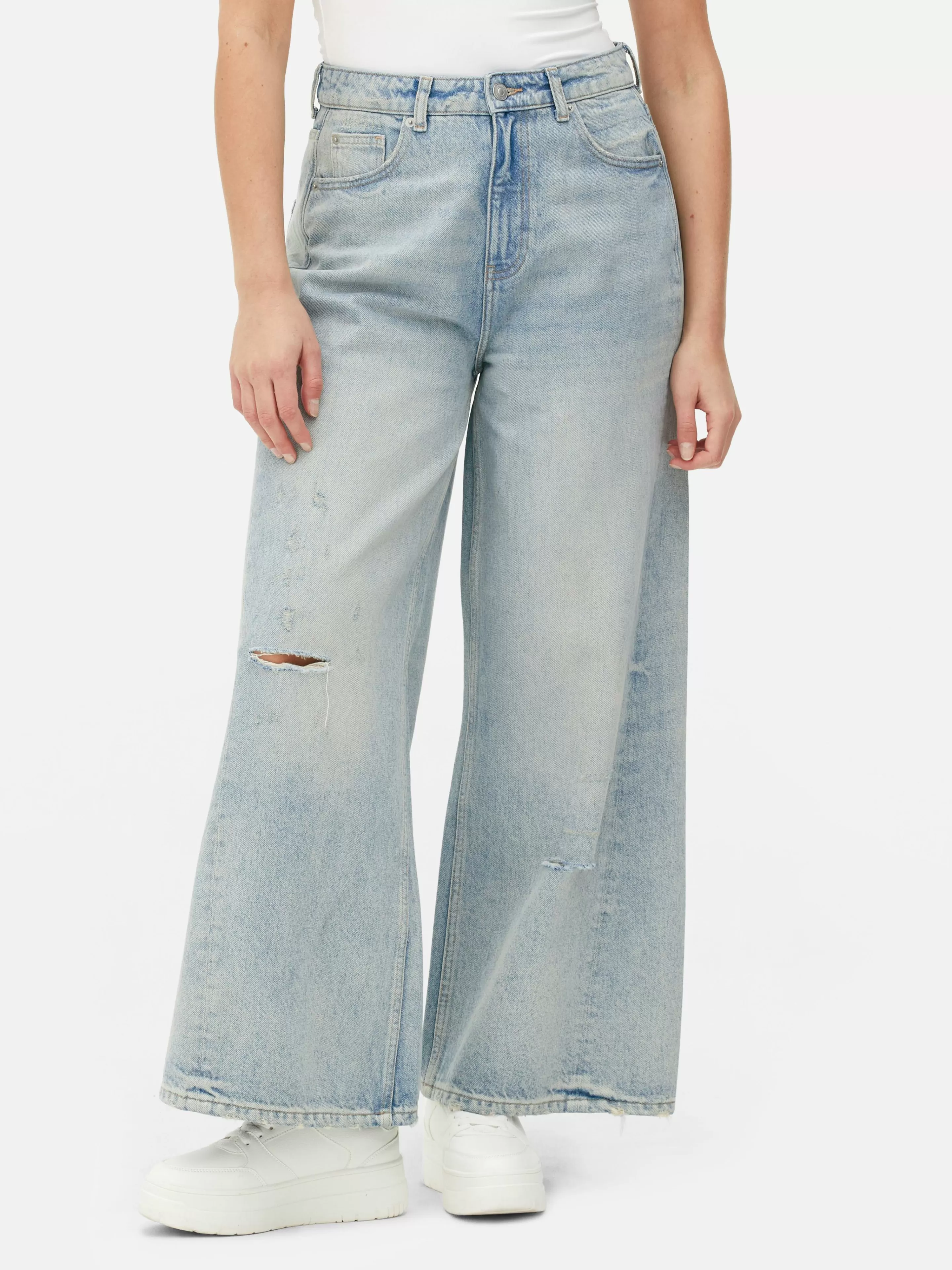 Jean Skater Effet Légèrement Vieilli-Primark Cheap