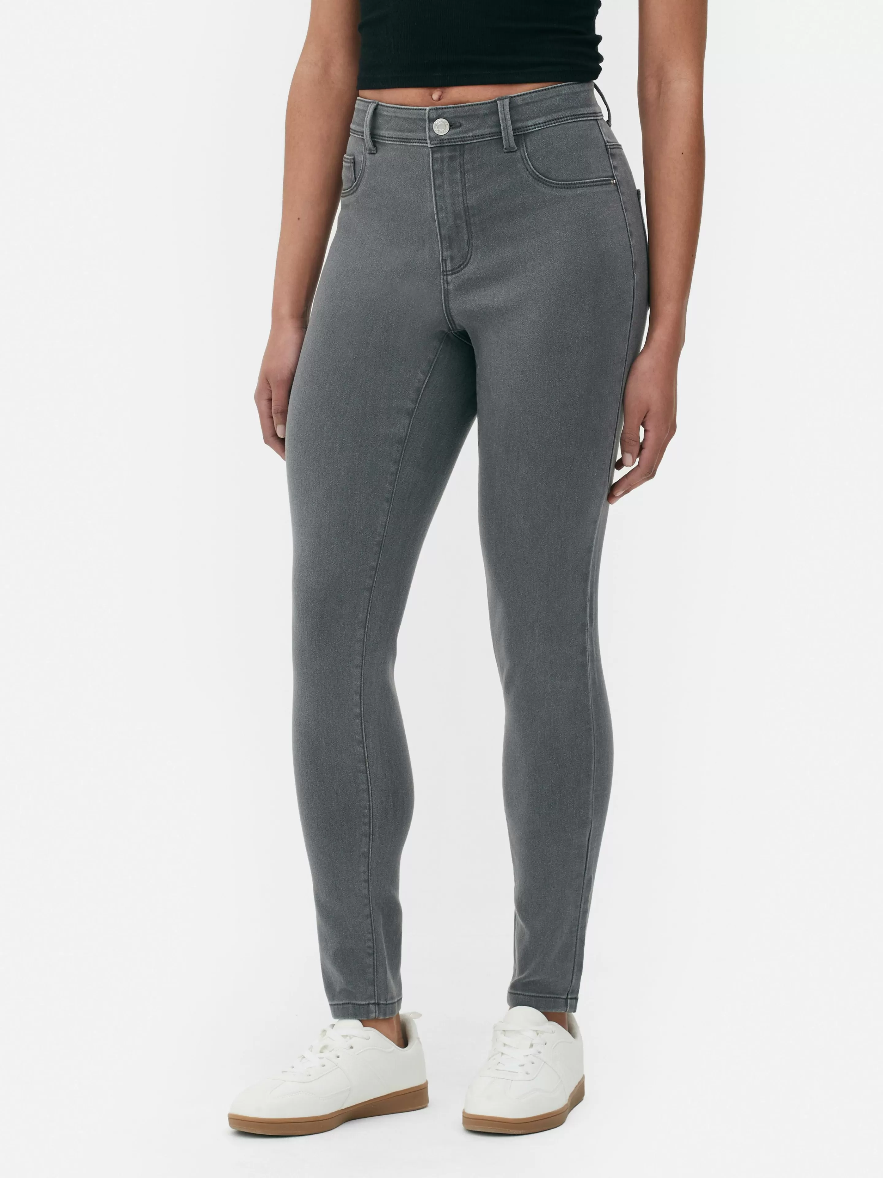 Jean Skinny Taille Mi-haute Essential-Primark Store