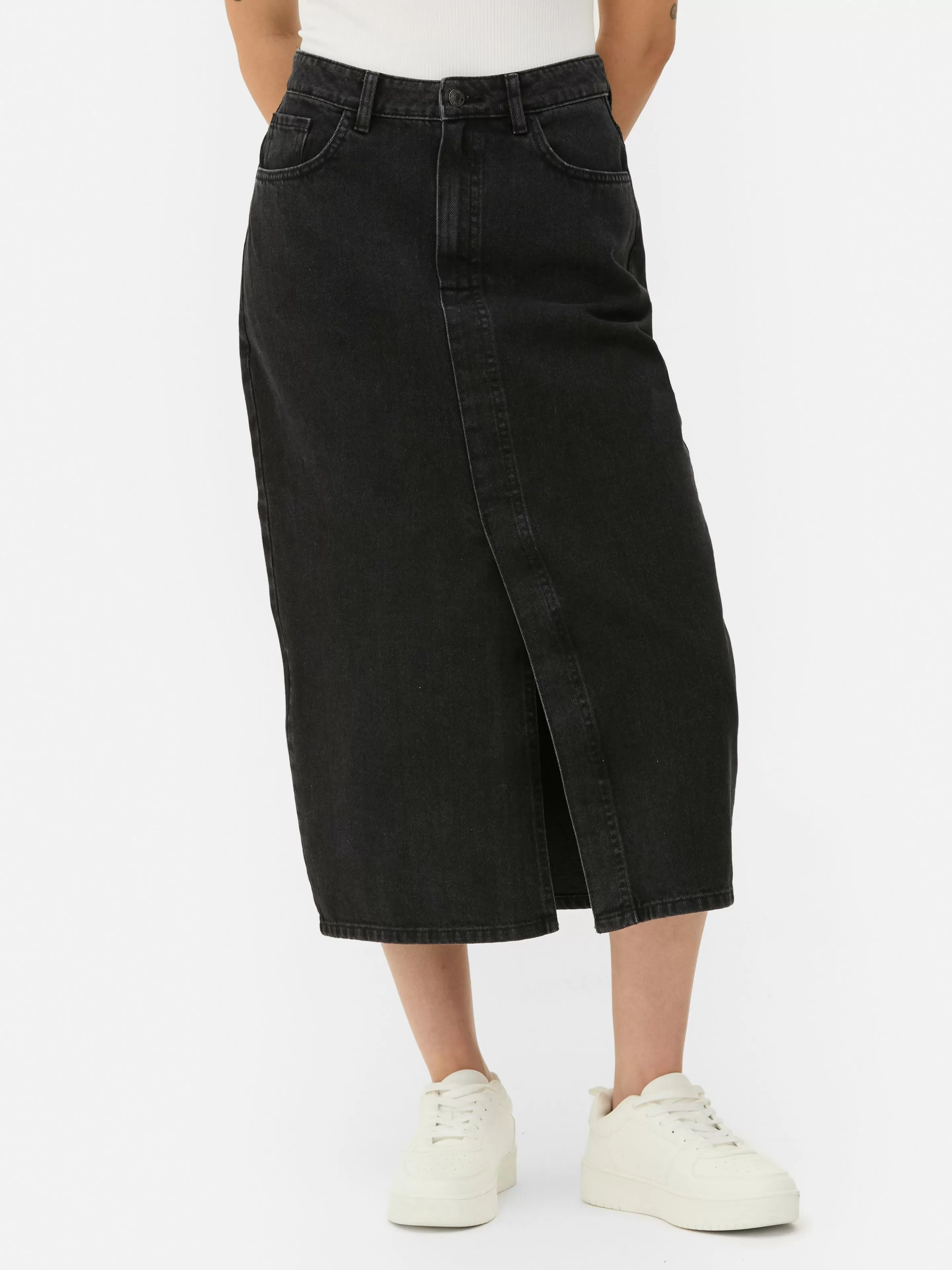 Jupe Mi-longue En Jean-Primark Best