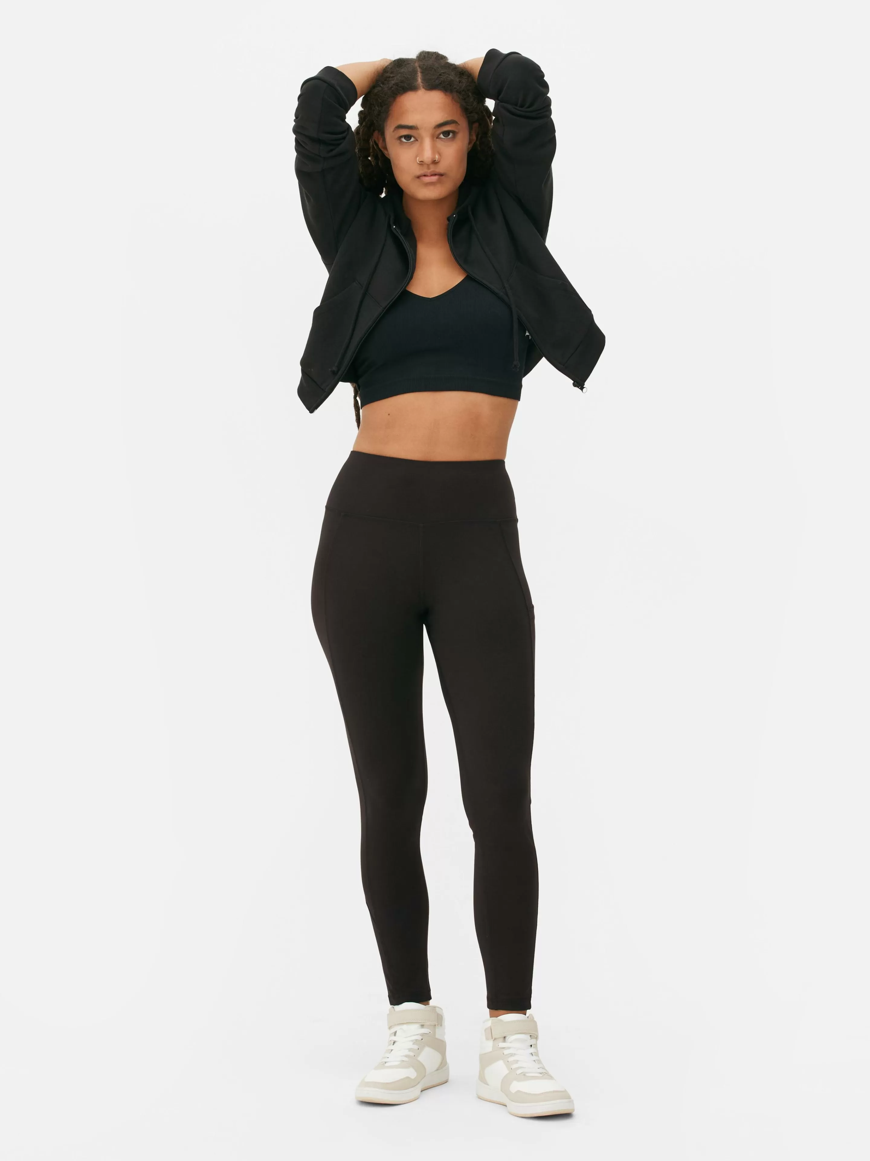 Legging Amincissant Taille Haute Performance-Primark Cheap