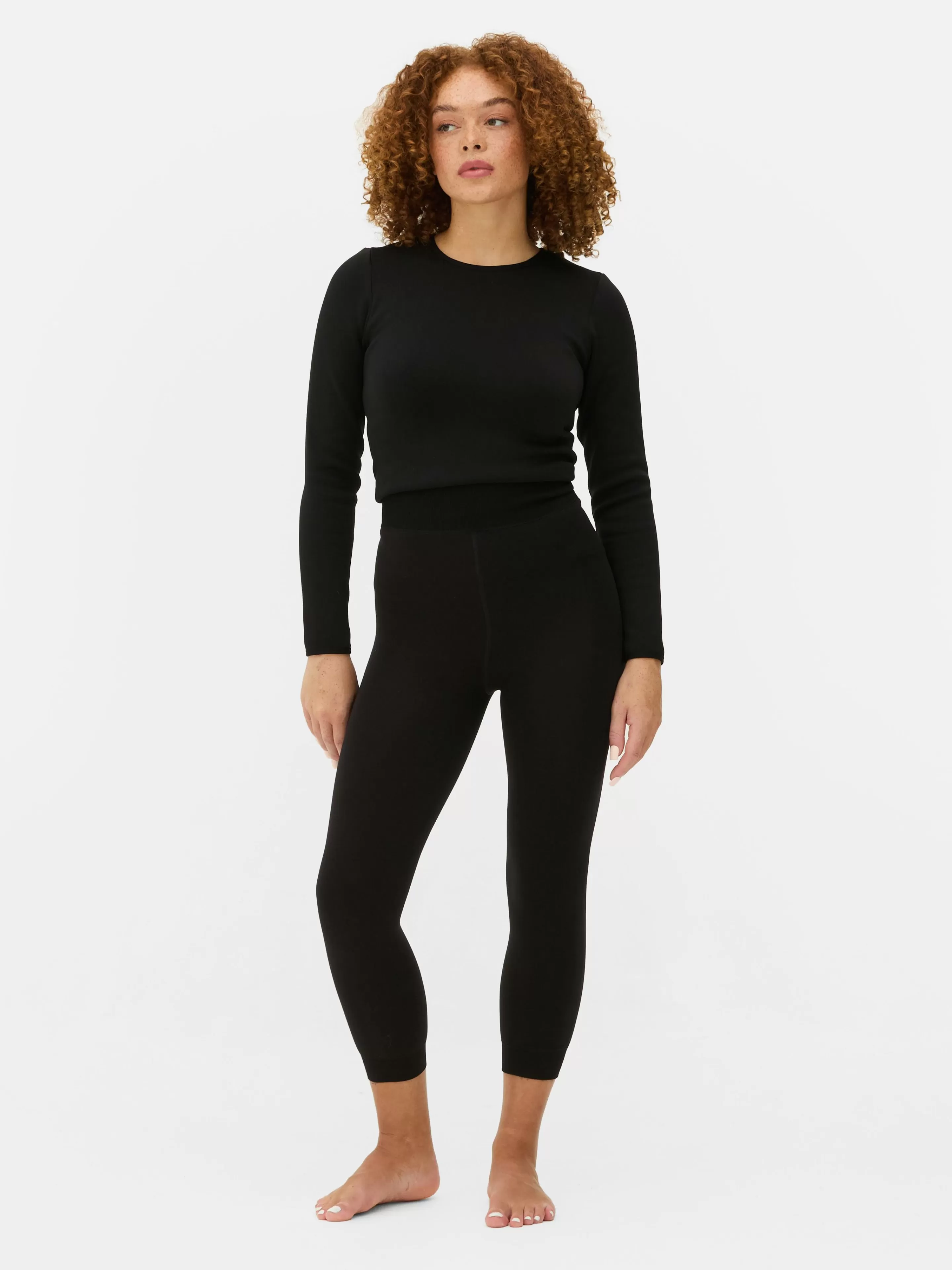 Legging Court Doublé En Velours-Primark Cheap