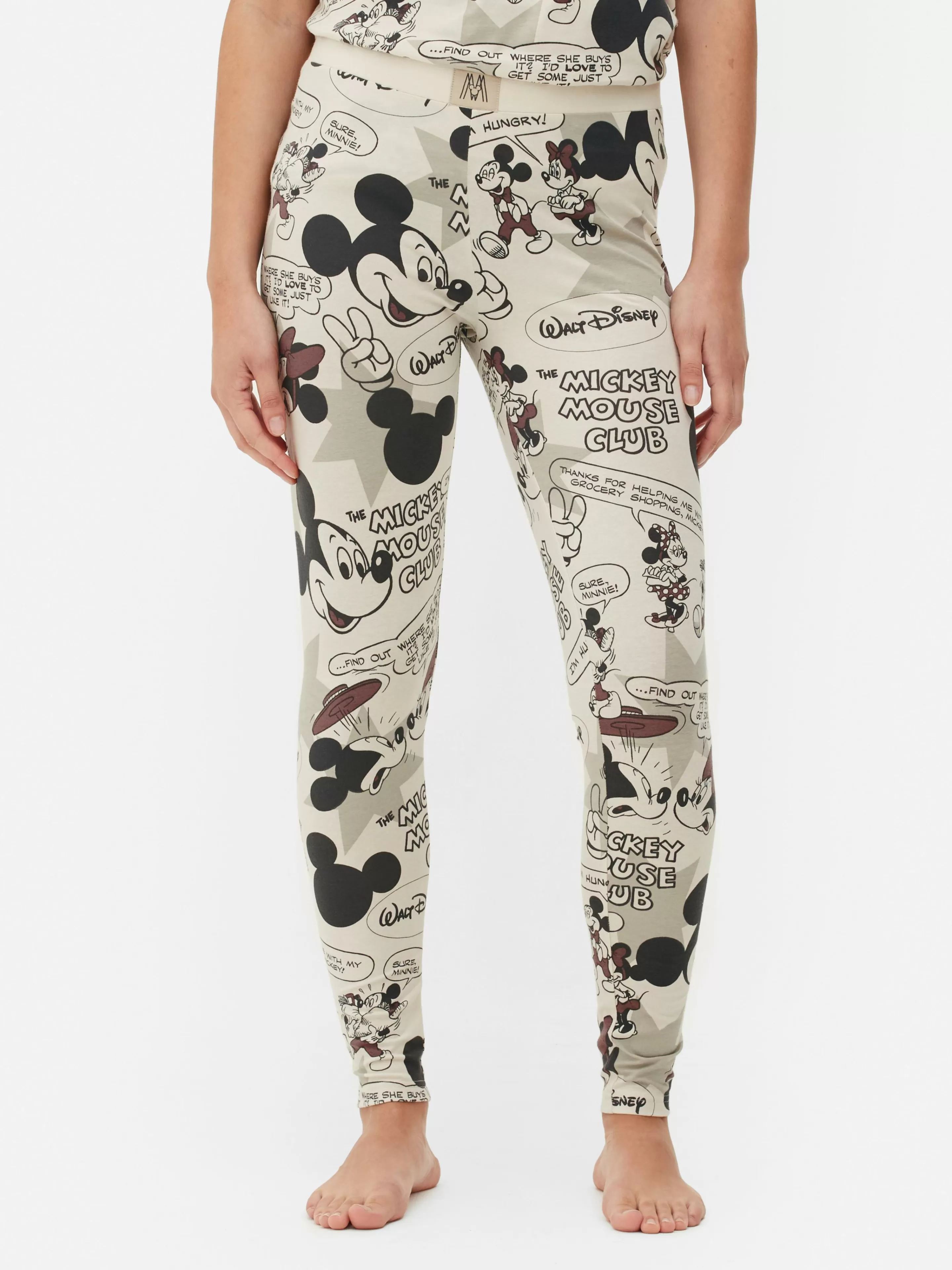 Legging De Pyjama à Motif Rétro Disney Mickey Mouse-Primark Online