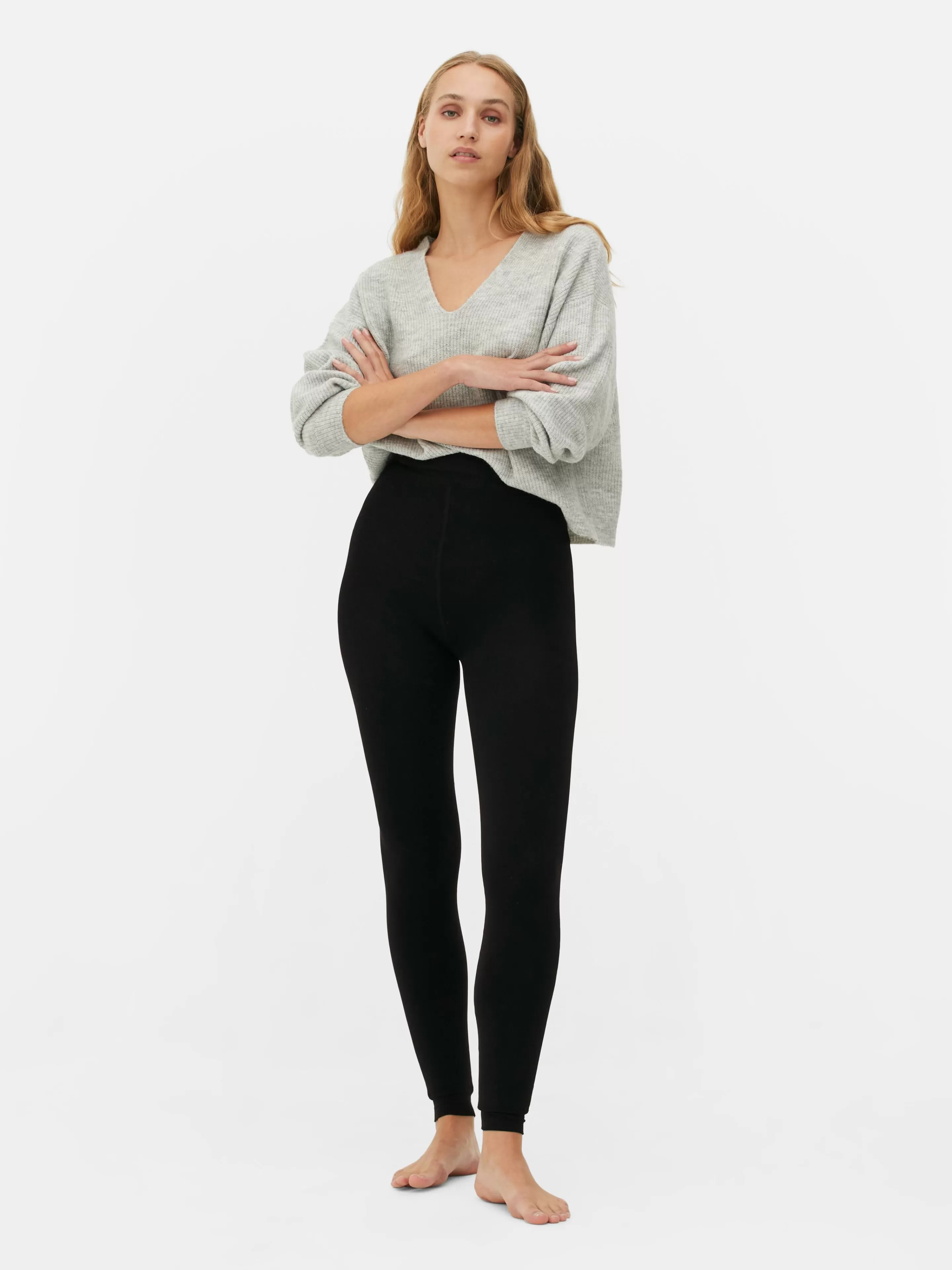 Legging En Velours à Doublure Duveteuse-Primark Online
