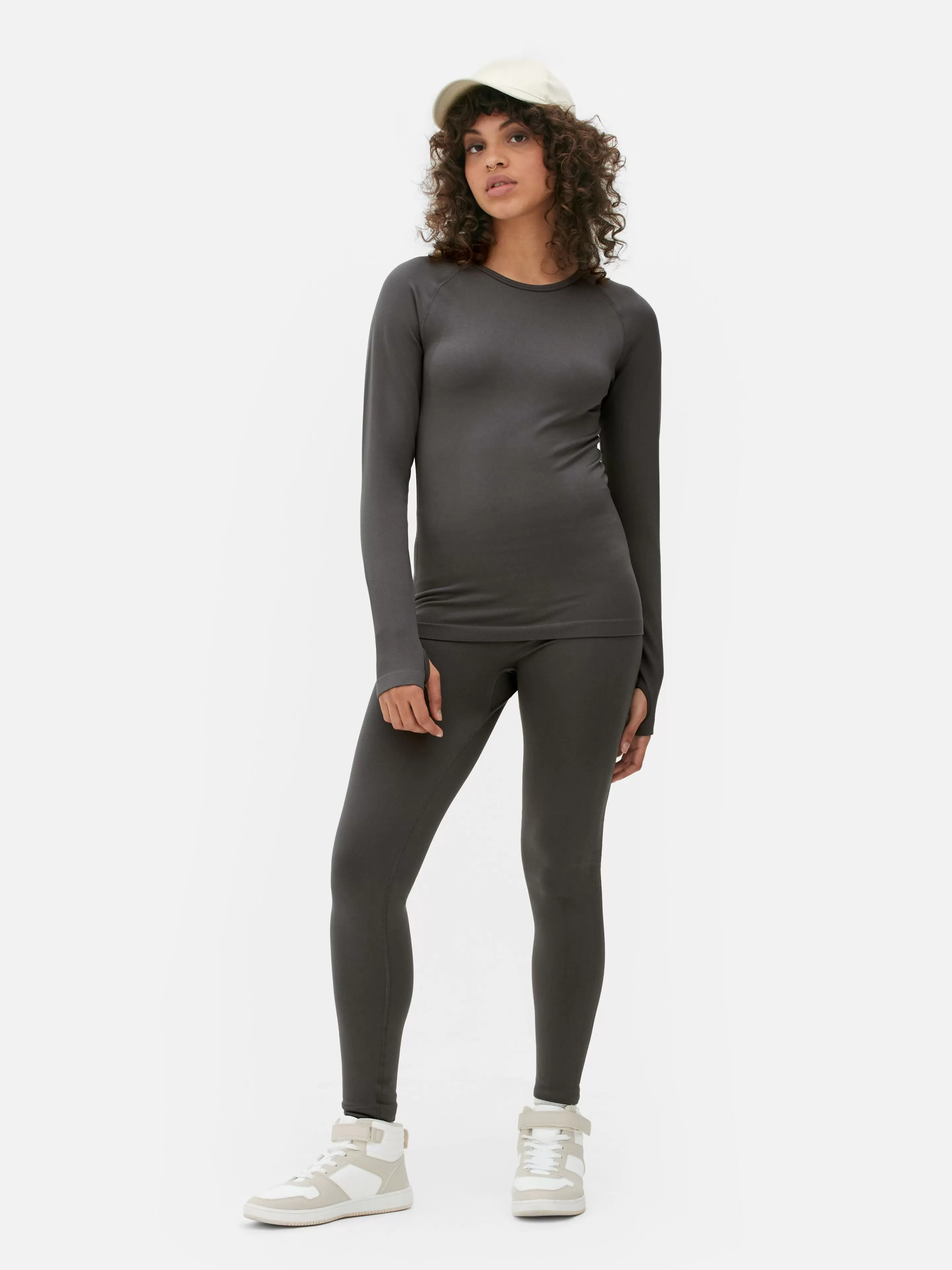 Legging Long De Sport Sans Couture-Primark Shop