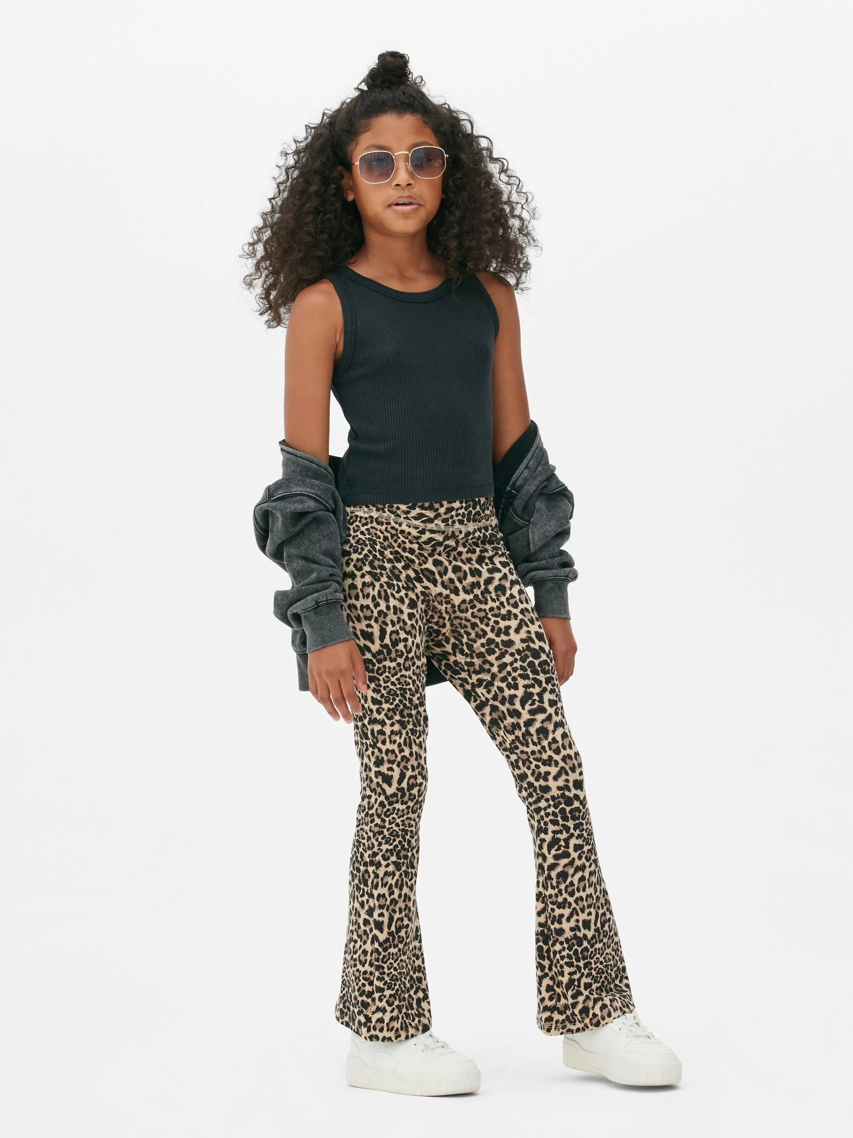 Legging évasé à Imprimé Léopard-Primark Store