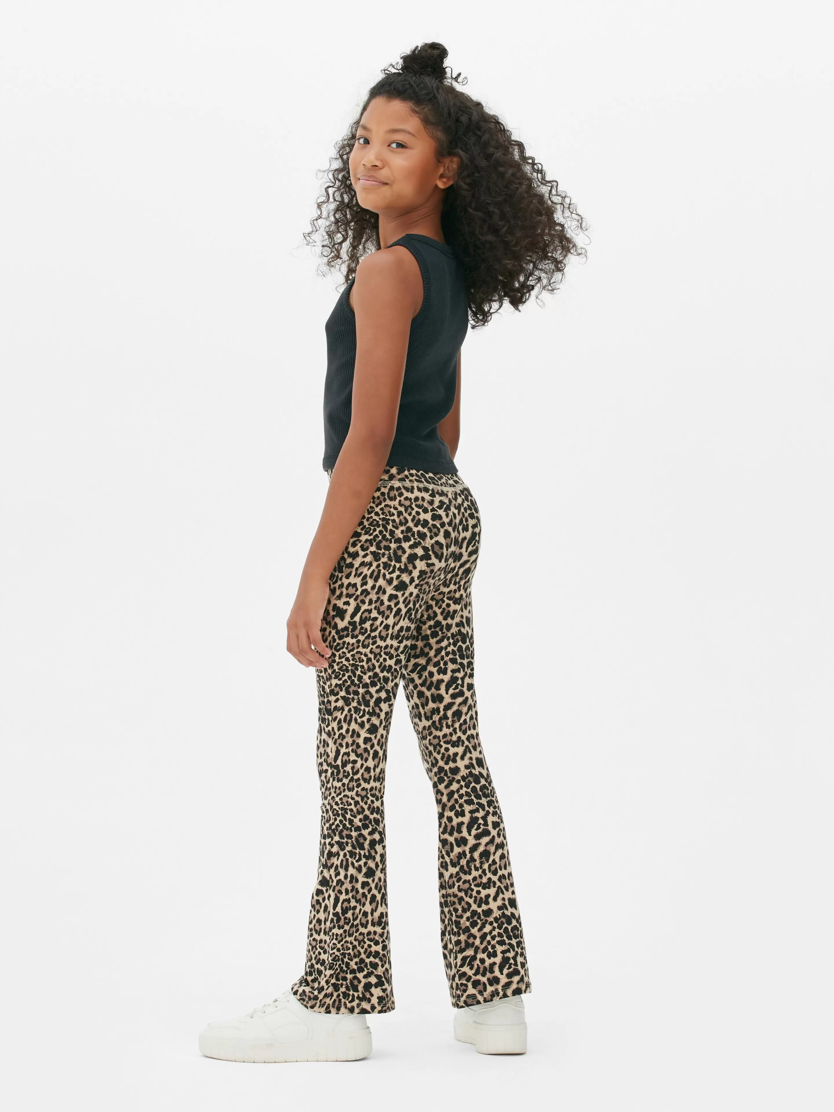 Legging évasé à Imprimé Léopard-Primark Store
