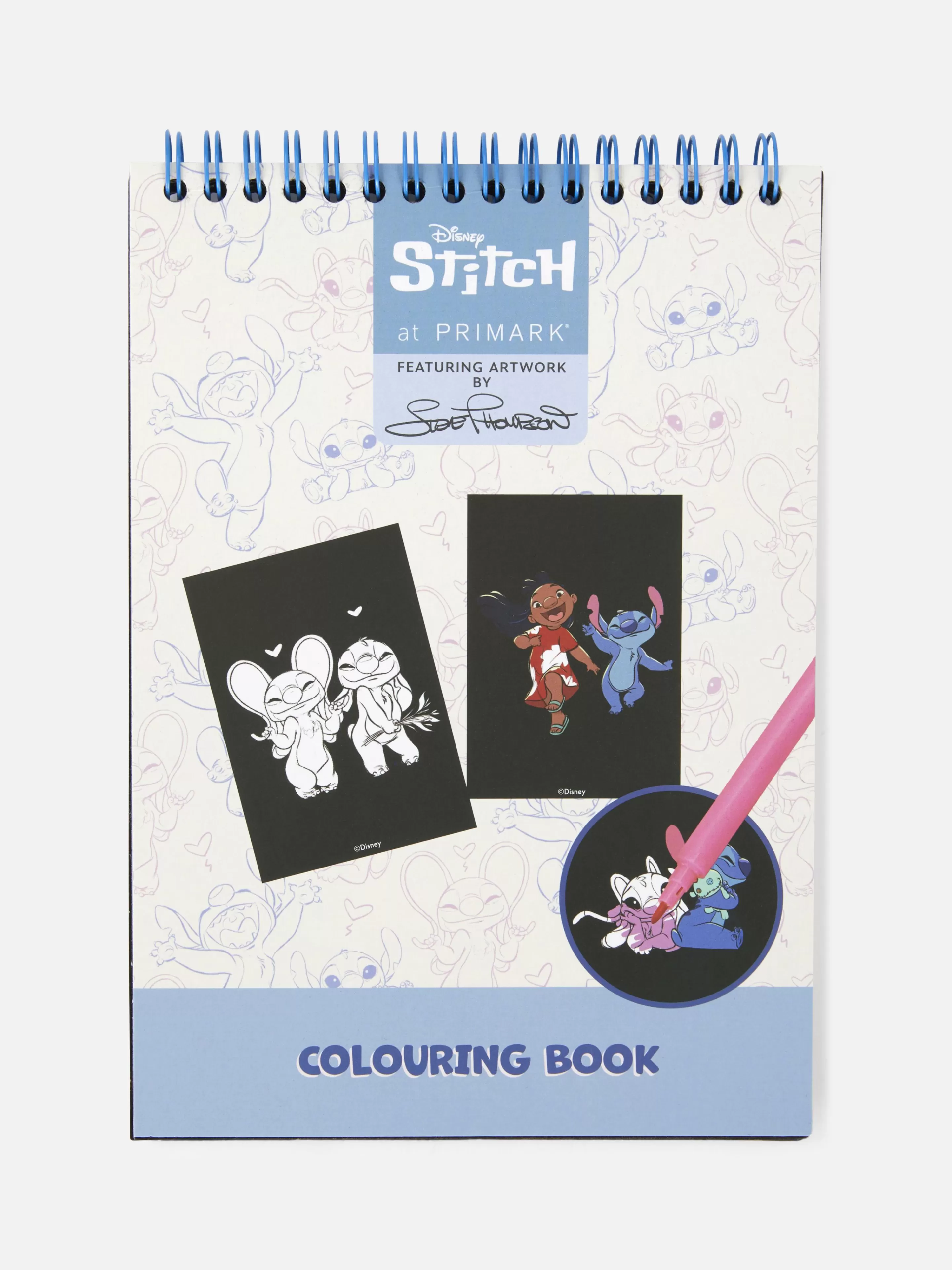 Livre De Coloriage En Velours Disney Stitch-Primark Cheap