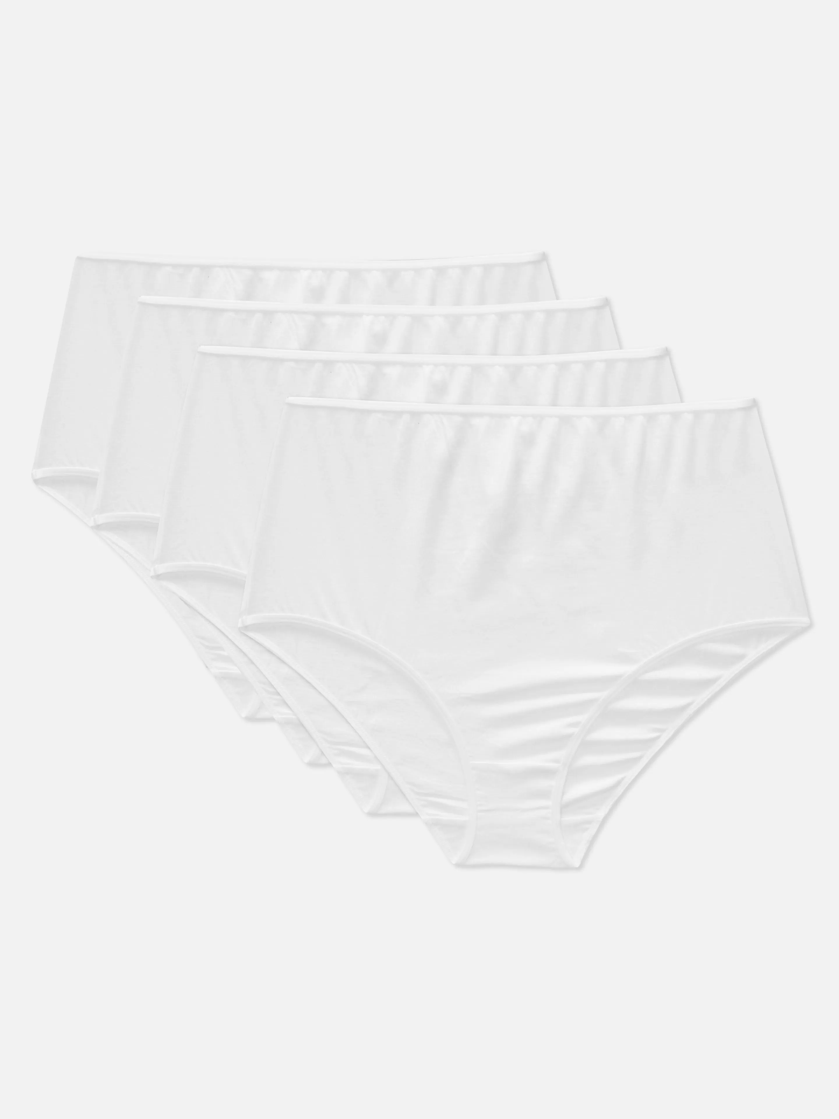 Lot 4 Culottes Hautes En Coton-Primark Online