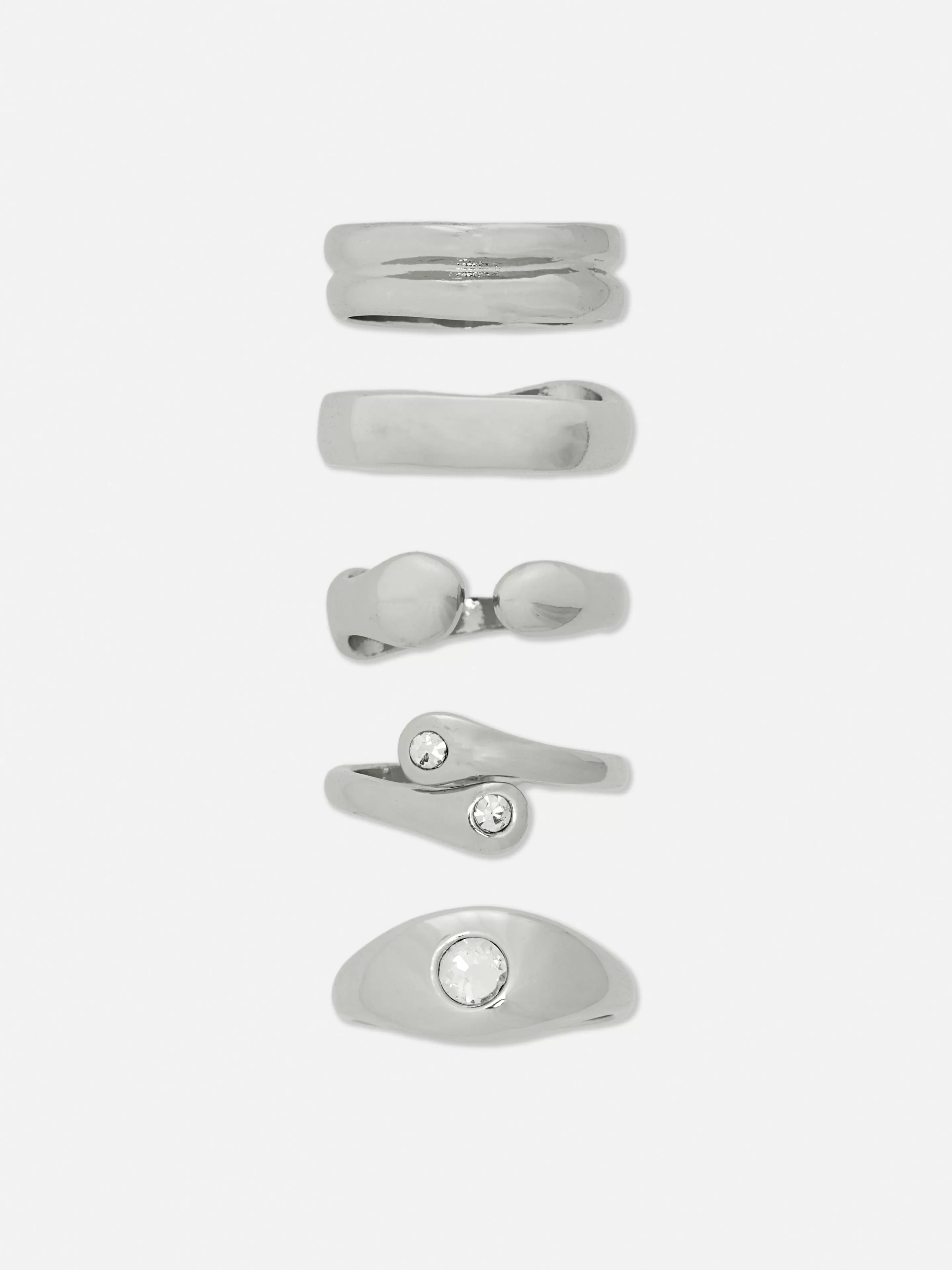 Lot De 5 Bagues épaisses Mélangées-Primark Cheap