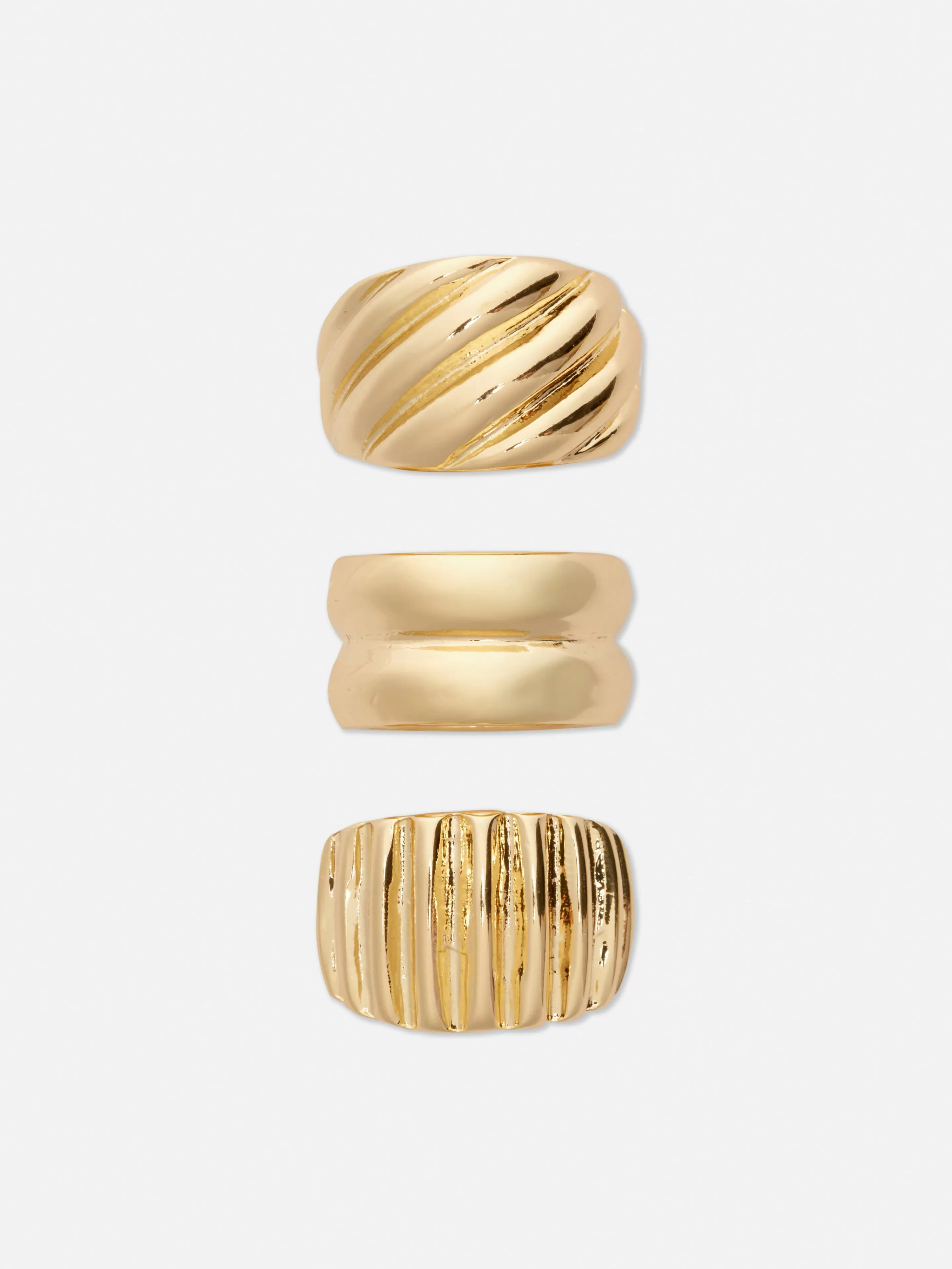 Lot De 3 Bagues épaisses Mélangées-Primark Best