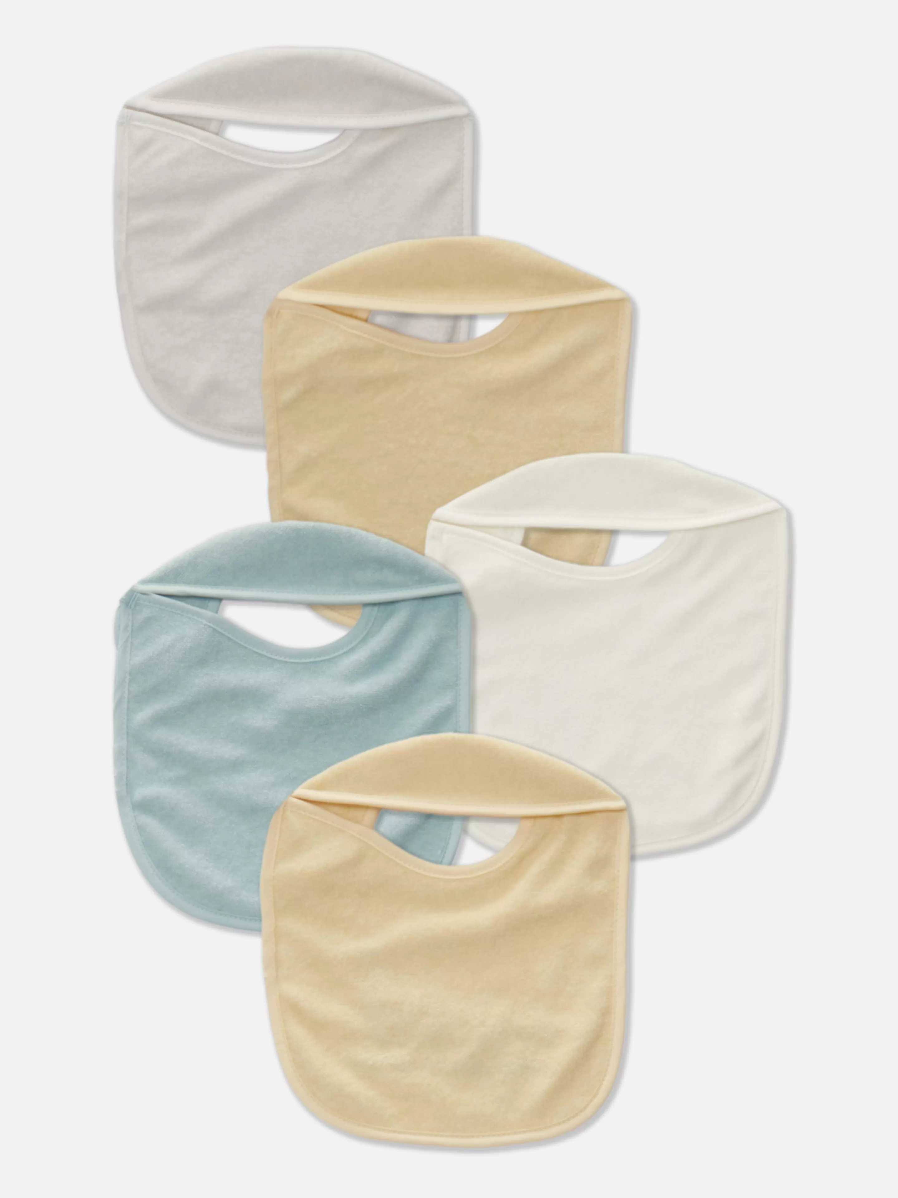 Lot De 5 Bavoirs En Tissu éponge Variés-Primark Clearance