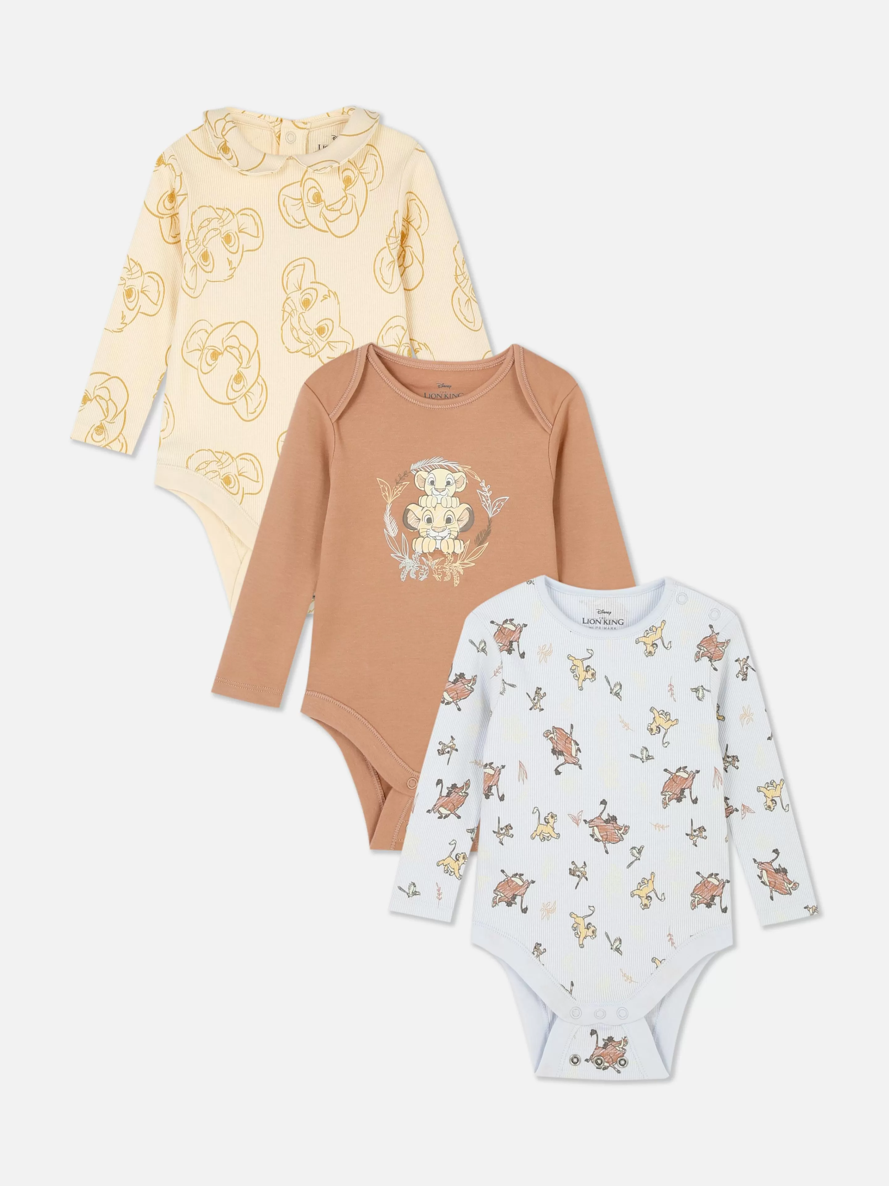 Lot De 3 Bodys Disney Le Roi Lion 30e Anniversaire-Primark Fashion