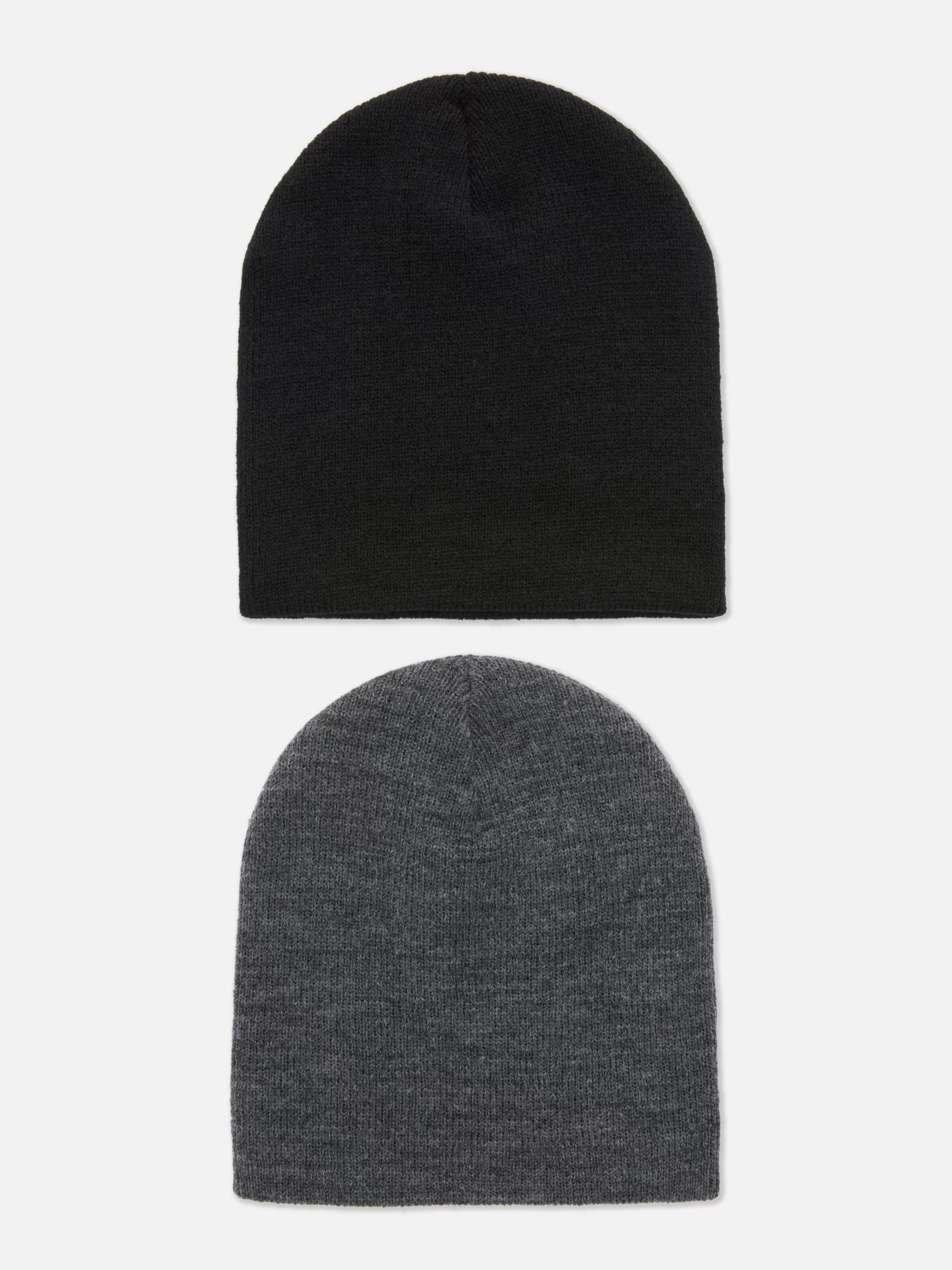 Lot De 2 Bonnets En Maille Fine-Primark New
