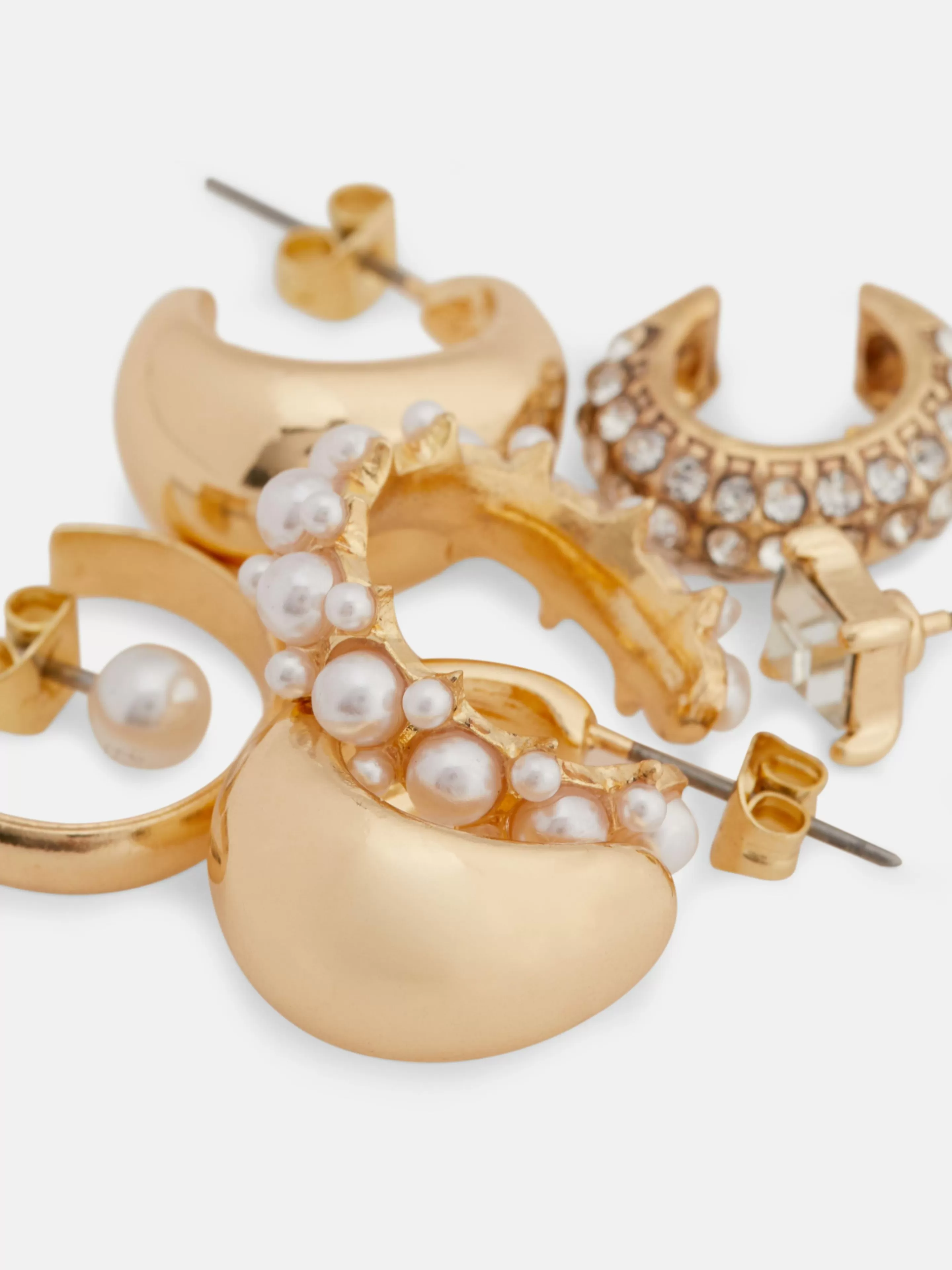 Lot De 6 Boucles D'oreilles à Fausses Perles-Primark Outlet