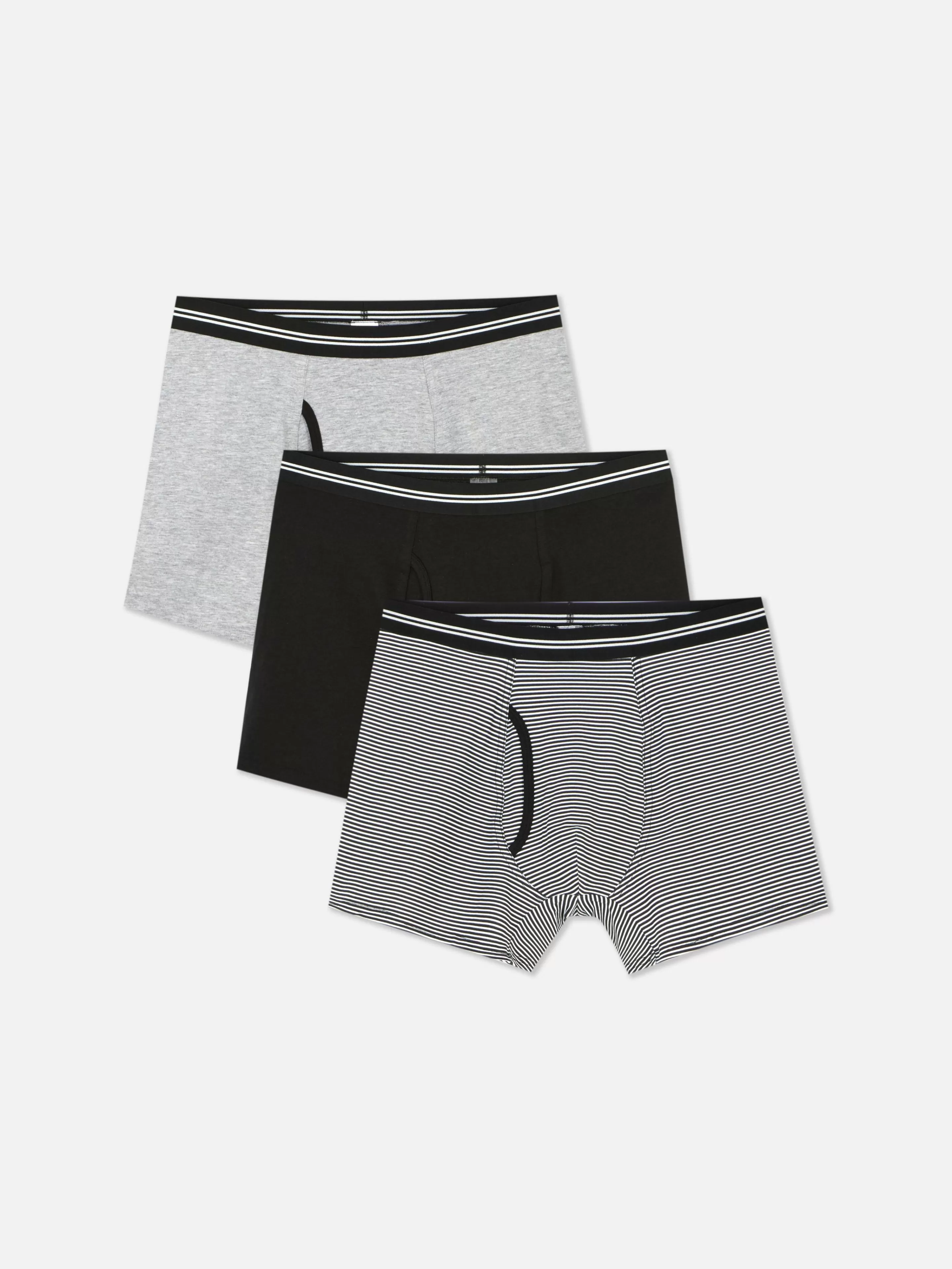 Lot De 3 Boxers à Taille Rayée-Primark Clearance