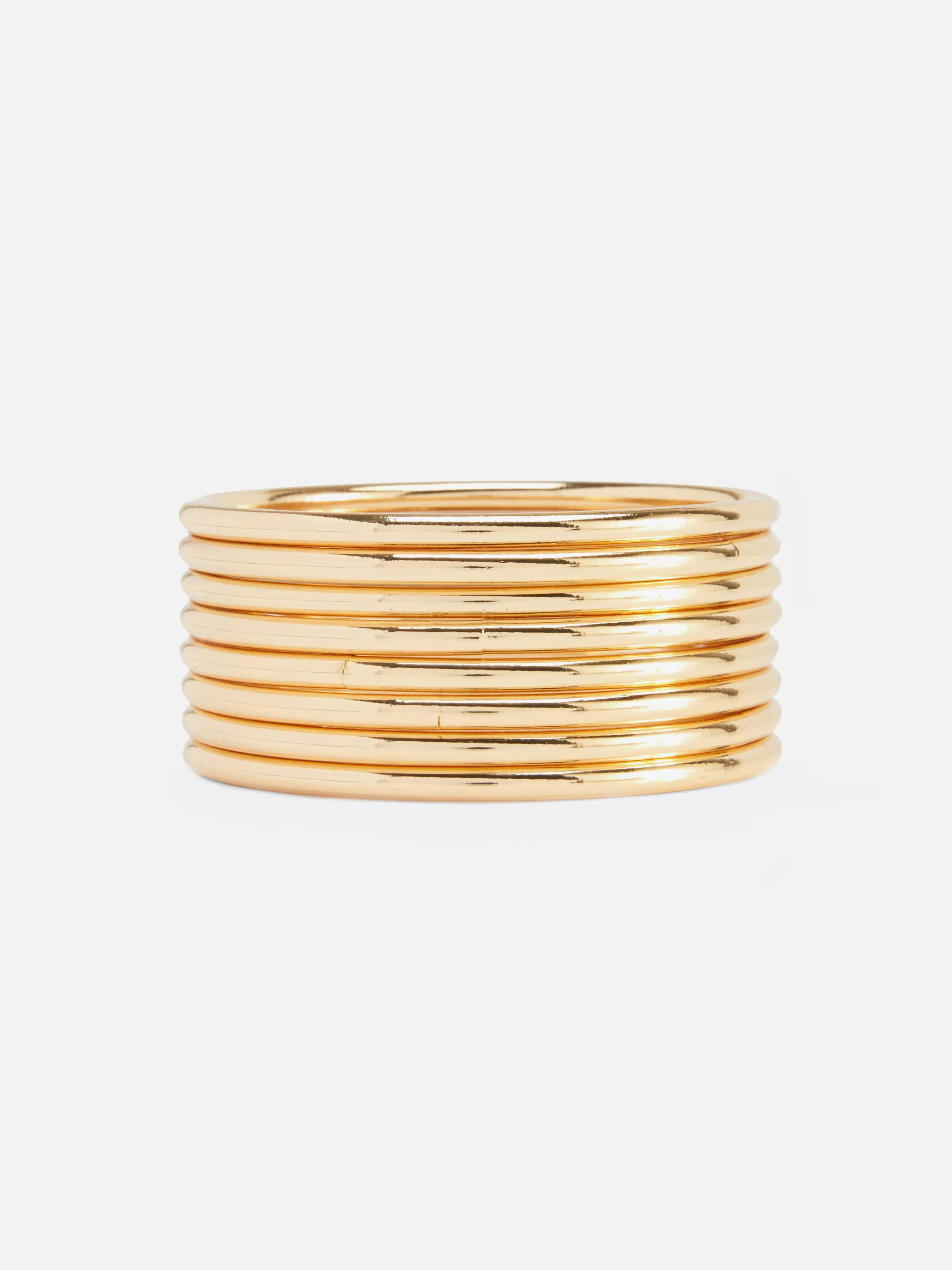 Lot De 8 Bracelets Joncs Métallisés-Primark Hot