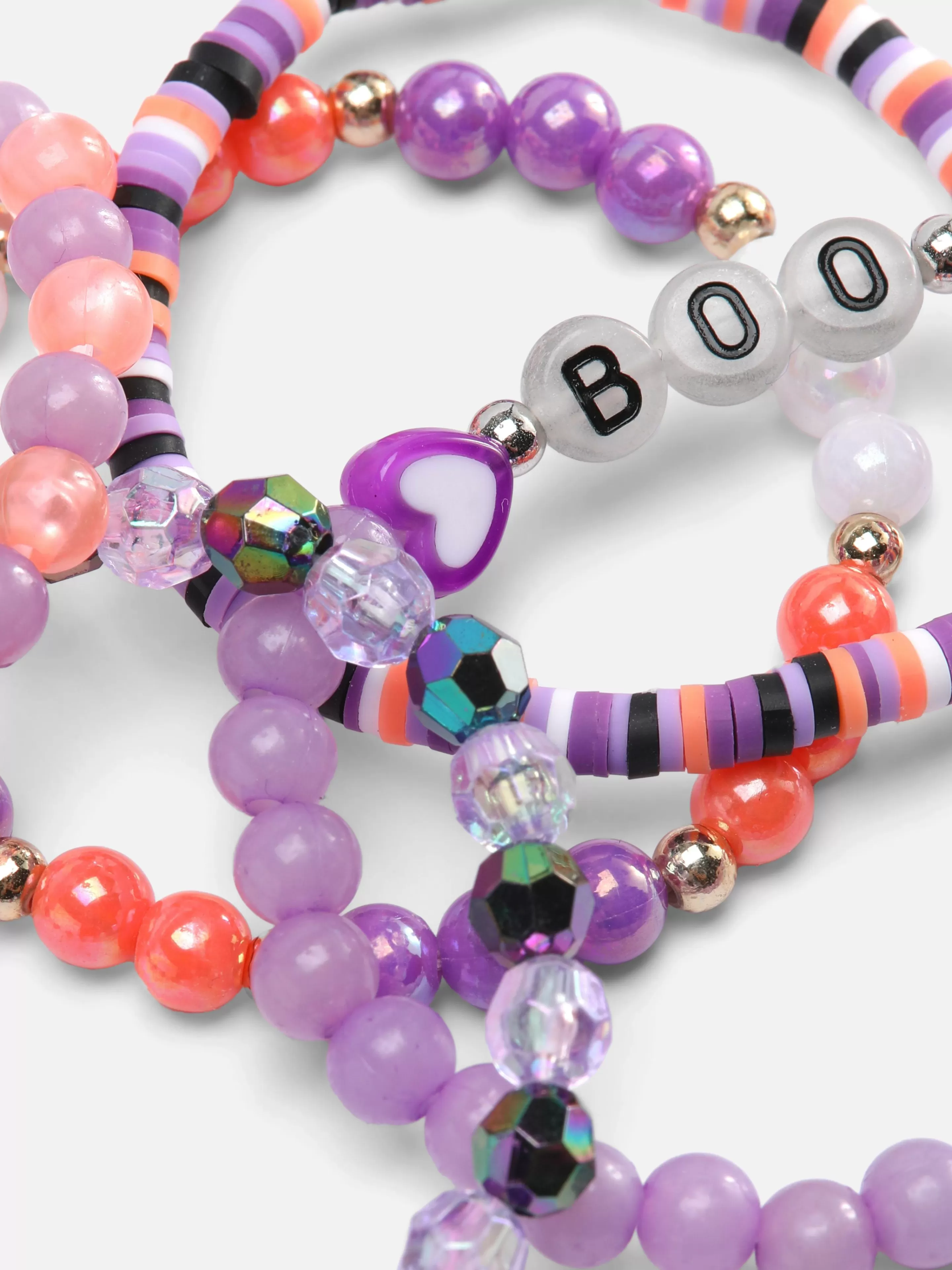 Lot De 5 Bracelets Ornés De Perles Halloween-Primark Discount