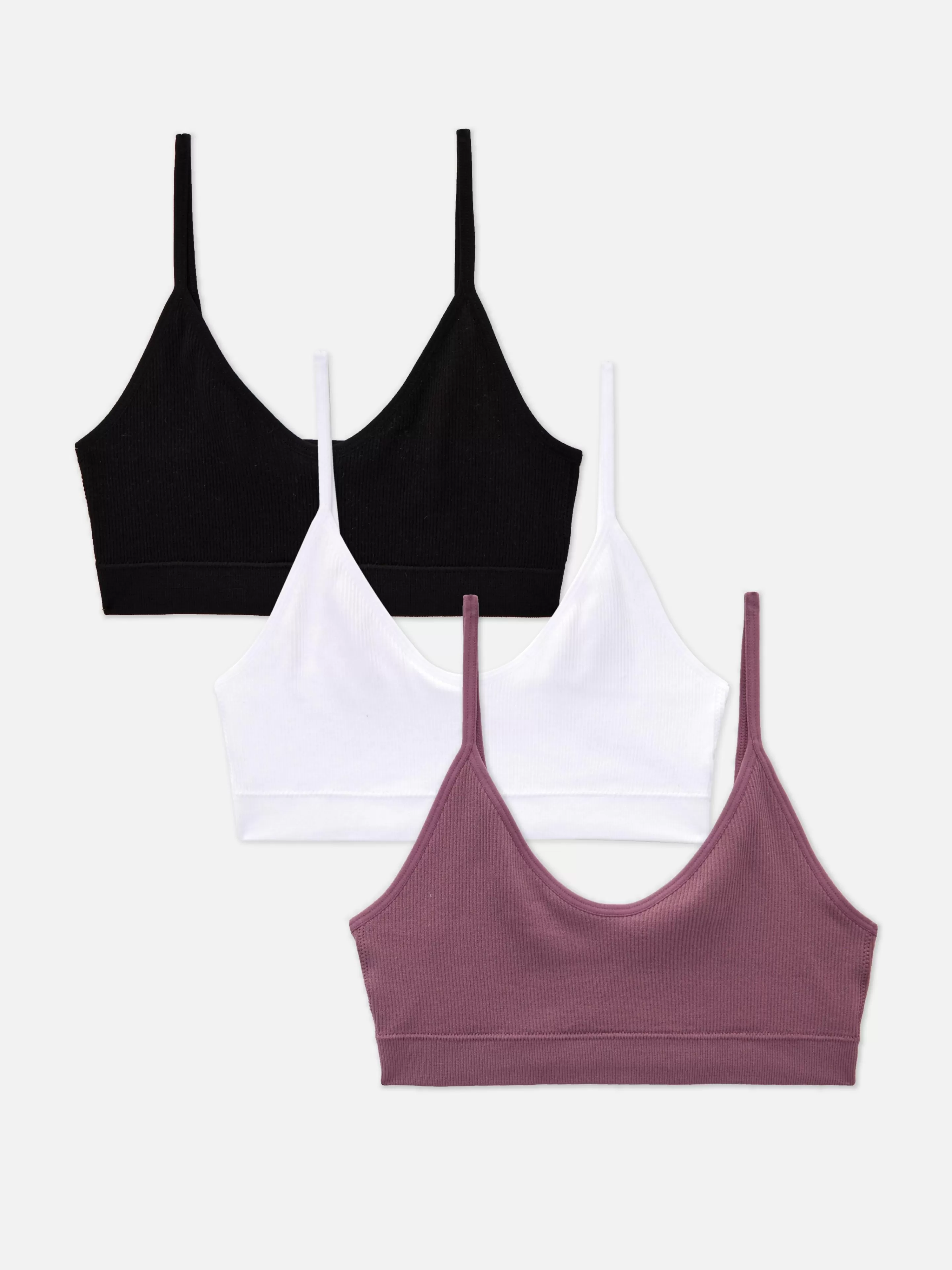 Lot De 3 Brassières Caraco Courtes Sans Couture-Primark Hot