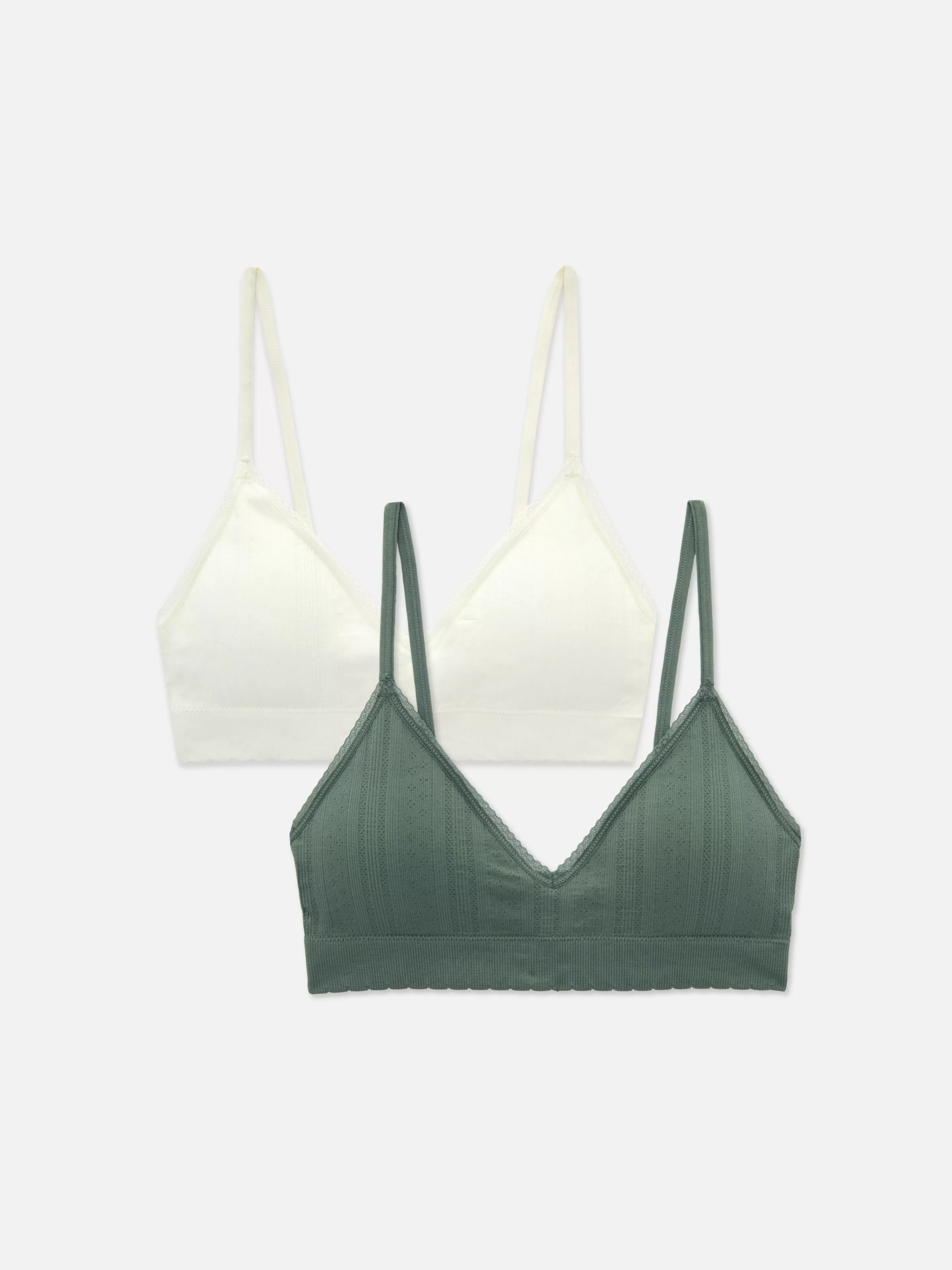 Lot De 2 Brassières Triangle Sans Coutures-Primark New