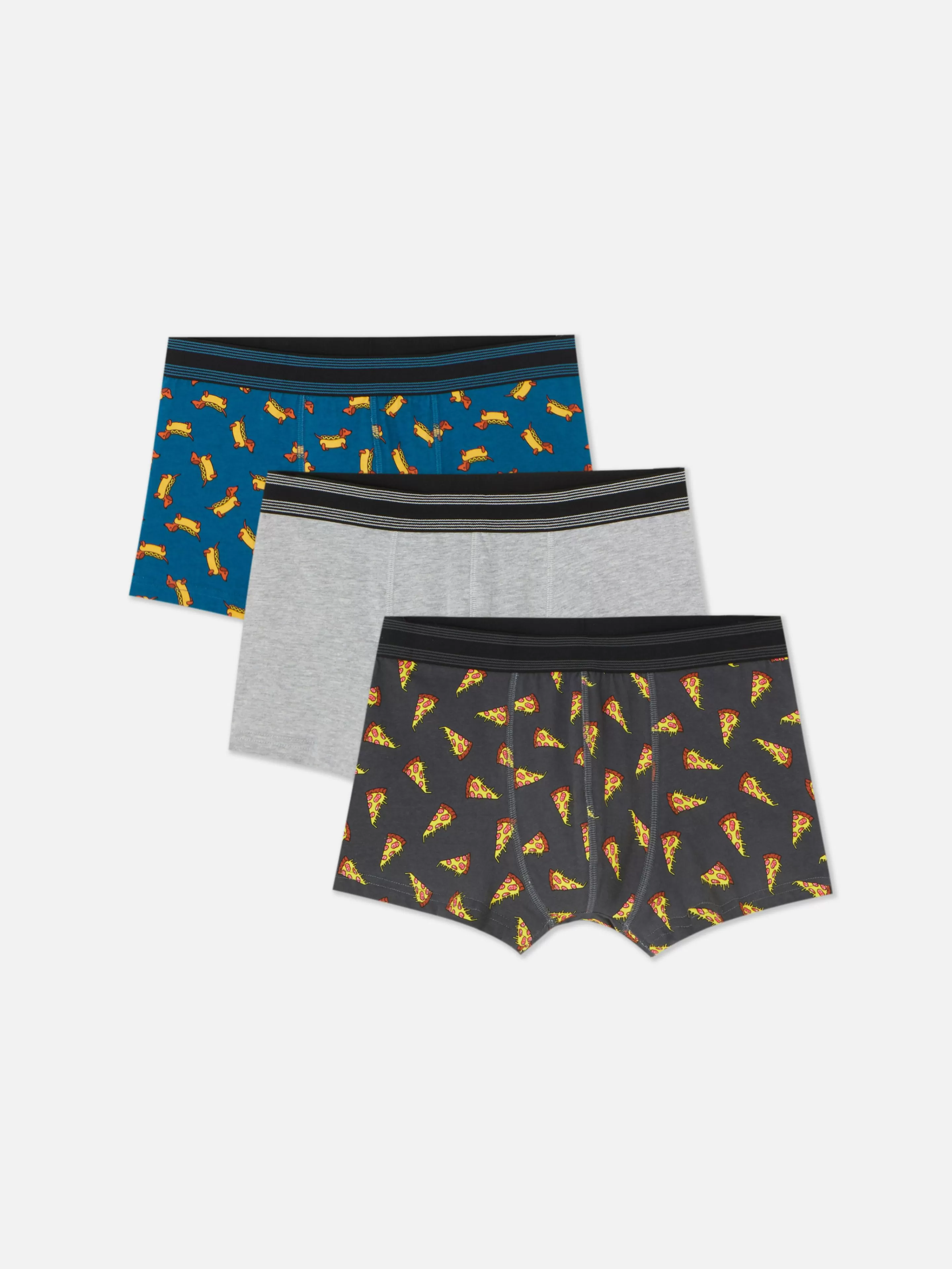 Lot De 3 Caleçons à Motifs Nourriture-Primark Fashion