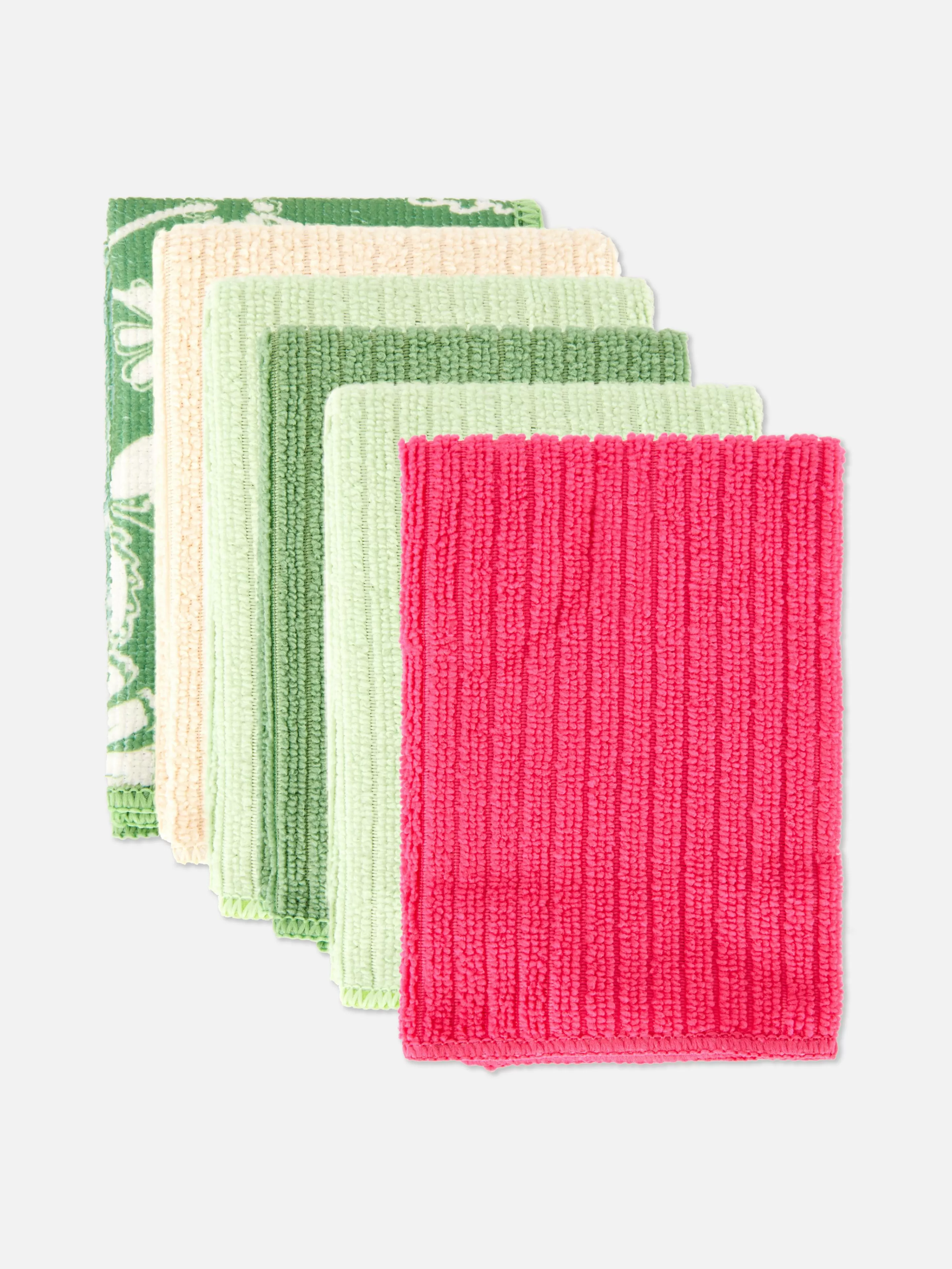 Lot De 5 Chiffons De Ménage Côtelés-Primark Store