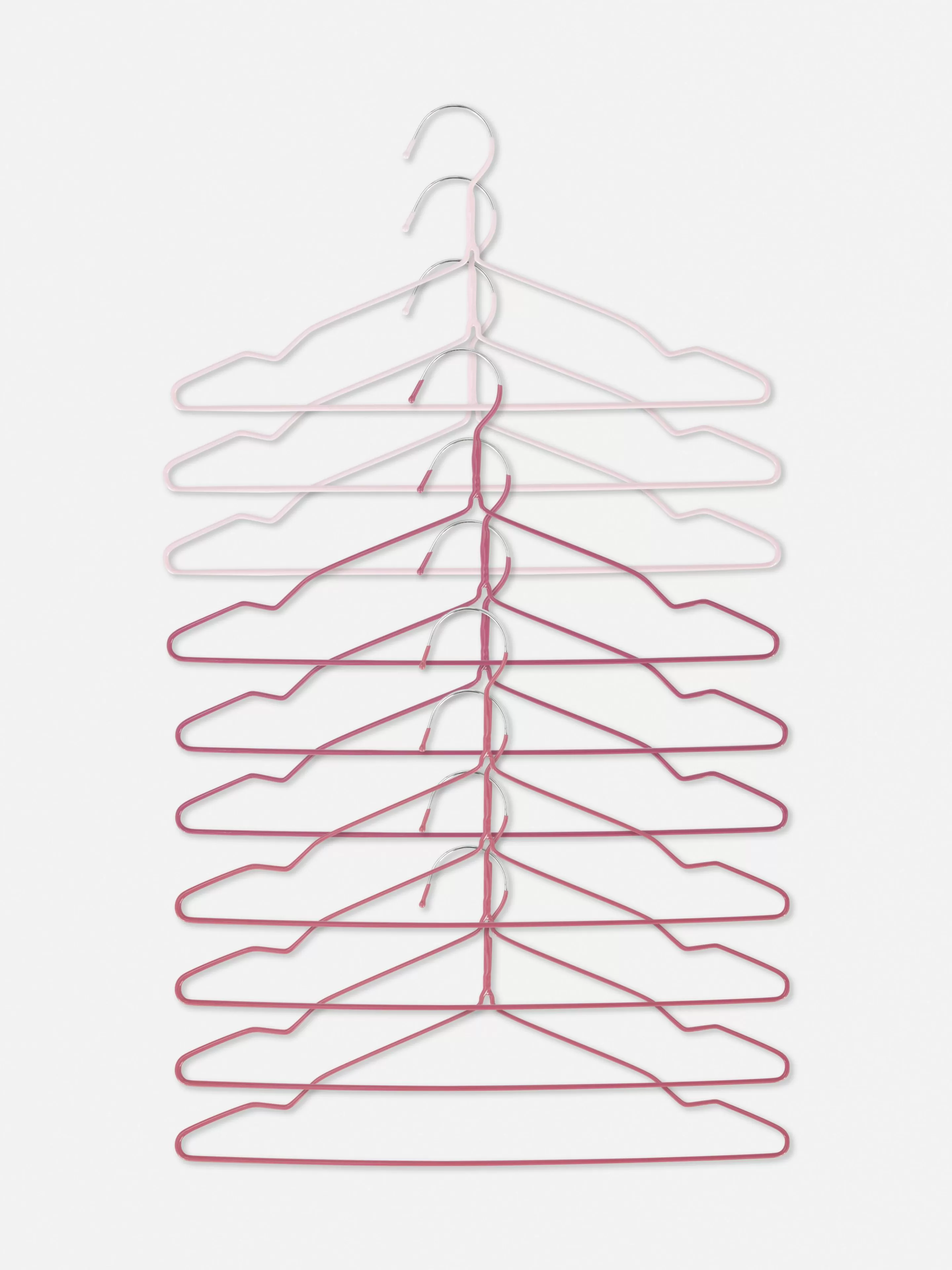 Lot De 10 Cintres En Métal Enduit-Primark Store
