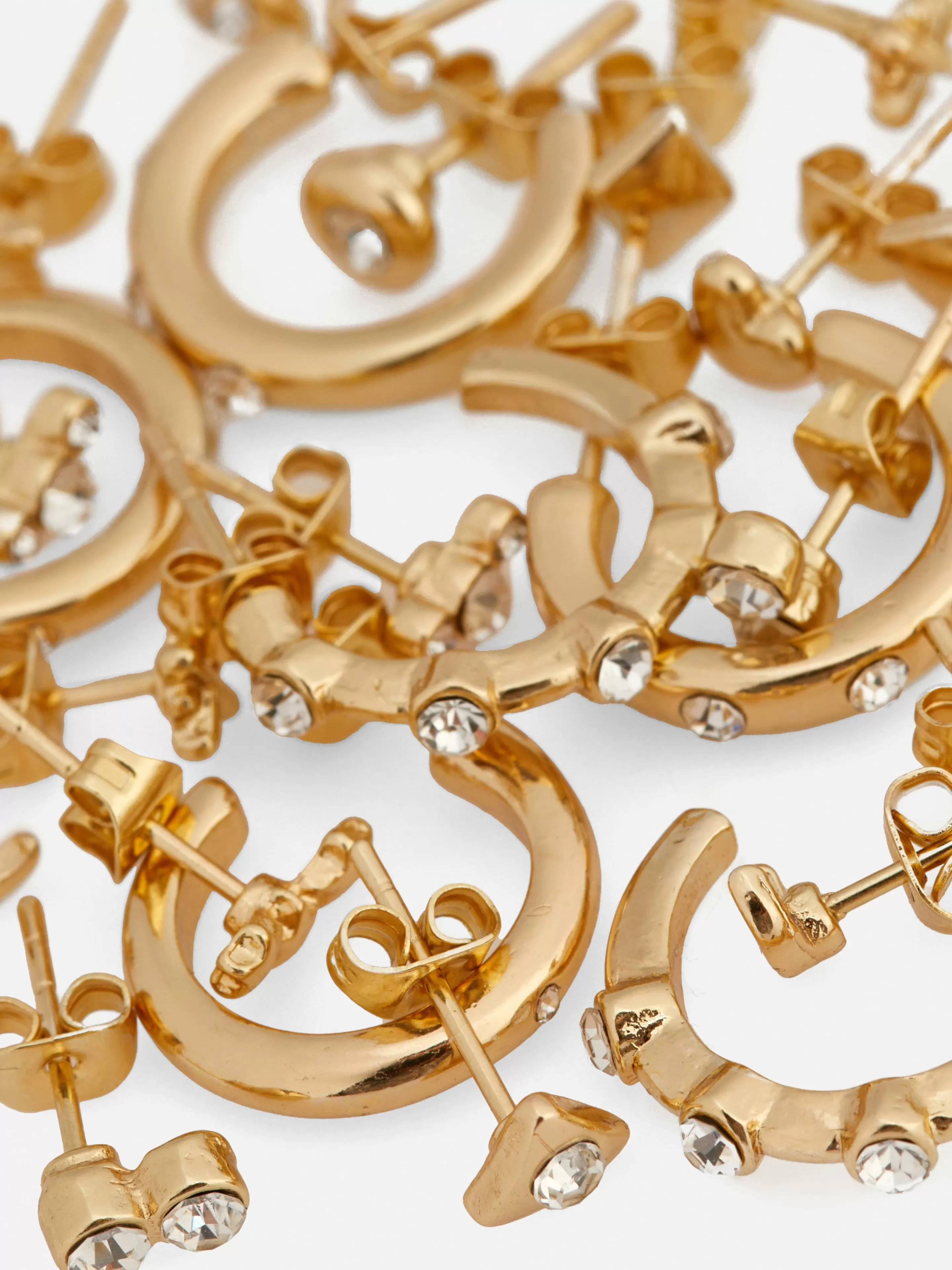Lot De 15 Clous D'oreilles Et Créoles Variés-Primark Clearance