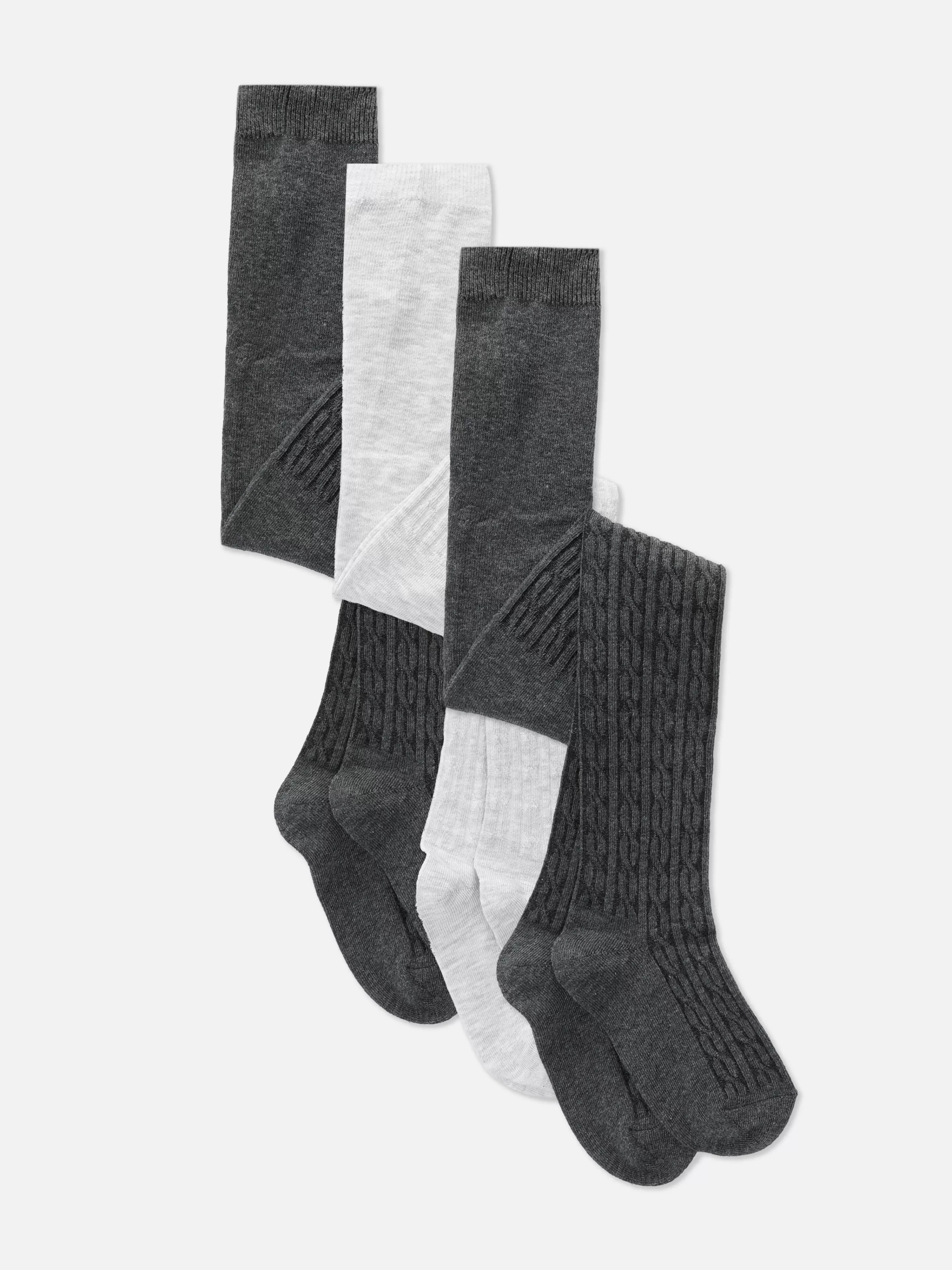 Lot De 3 Collants En Maille Torsadée-Primark Cheap