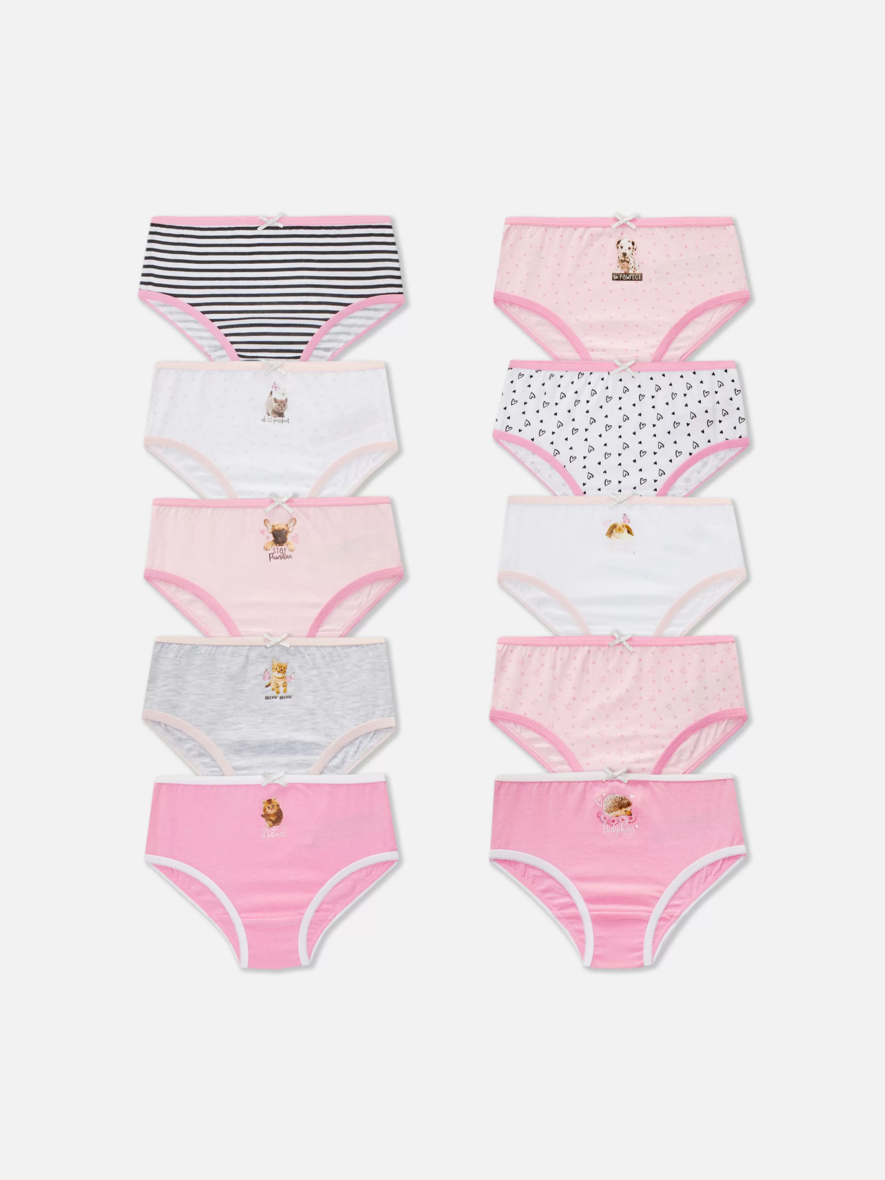 Lot De 10 Culottes à Imprimé Animal-Primark Discount