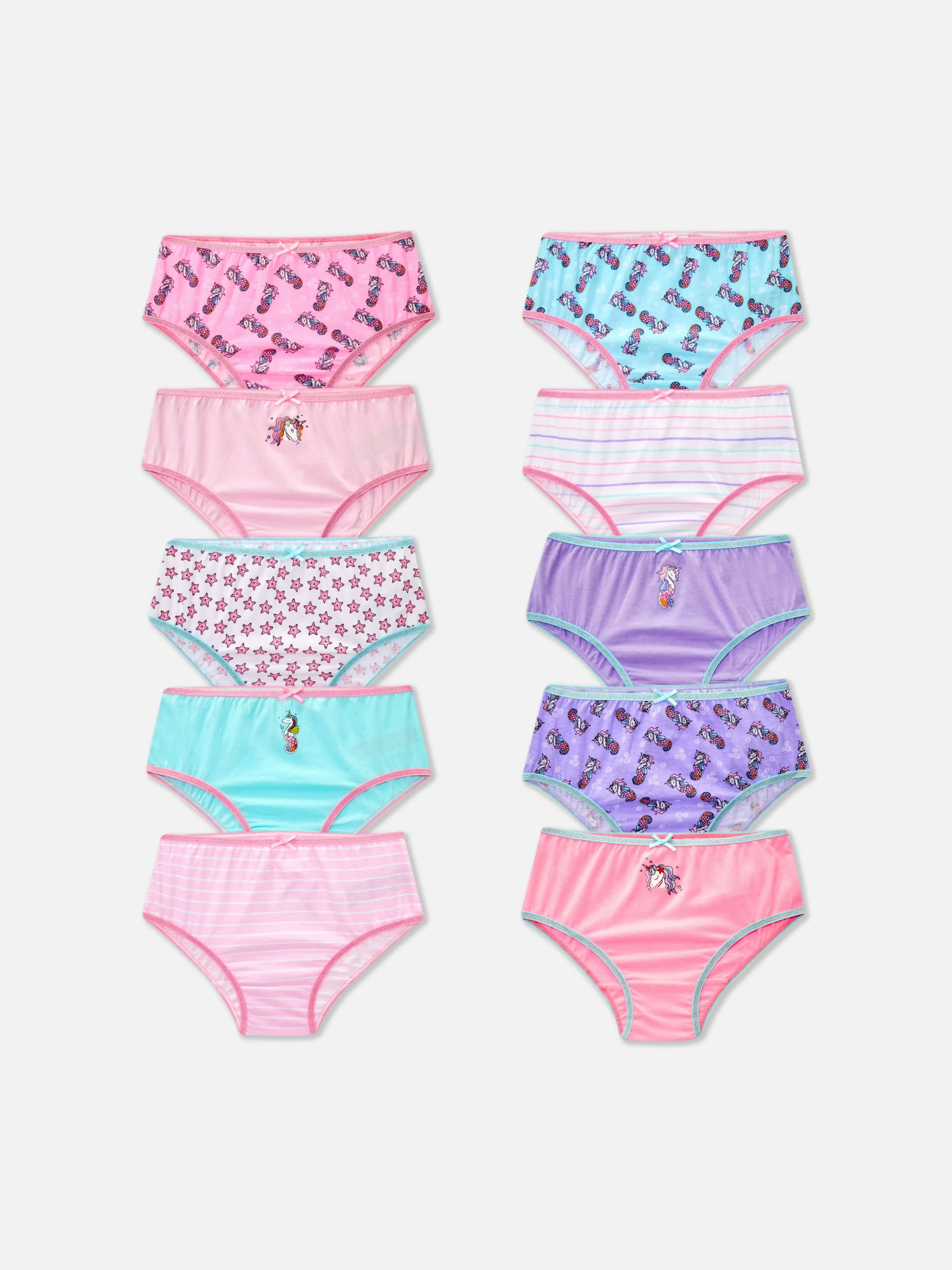 Lot De 10 Culottes à Imprimé Licorne-Primark Shop