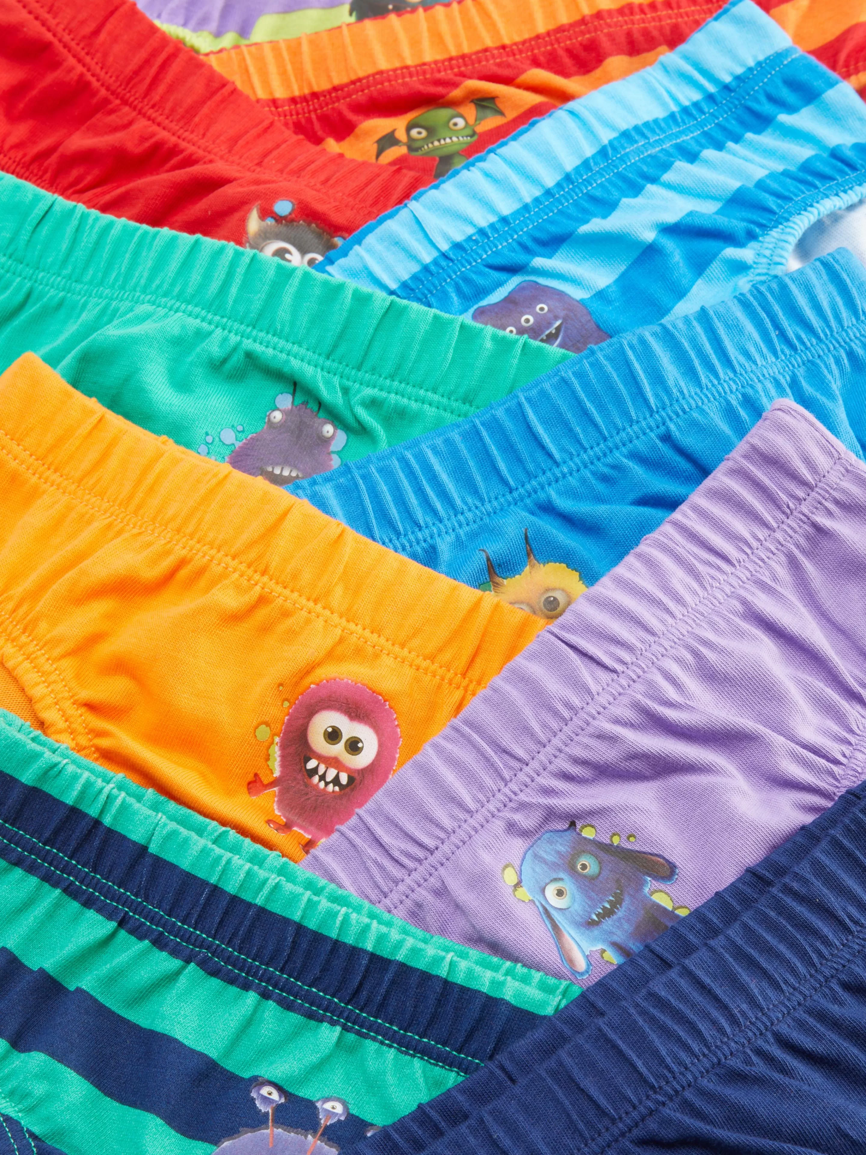 Lot De 10 Culottes à Imprimé Monstre-Primark Discount