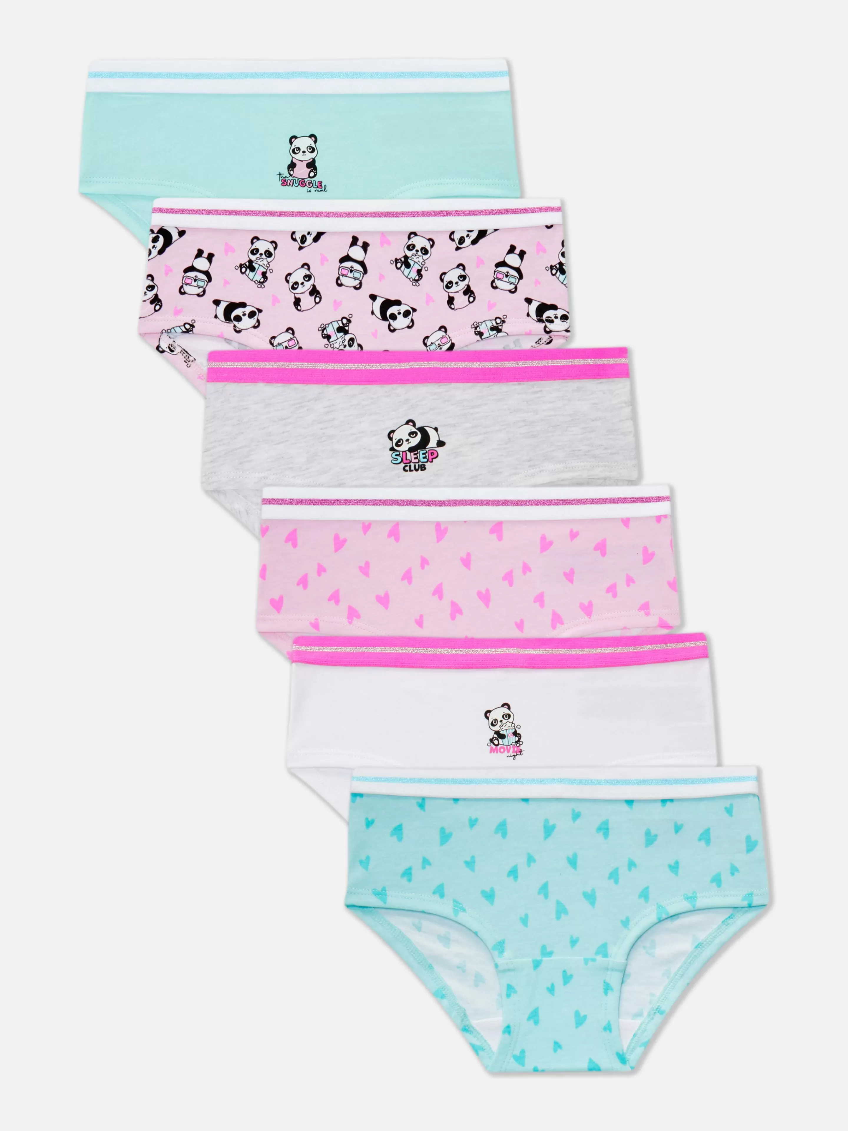 Lot De 6 Culottes à Motif Panda-Primark Flash Sale