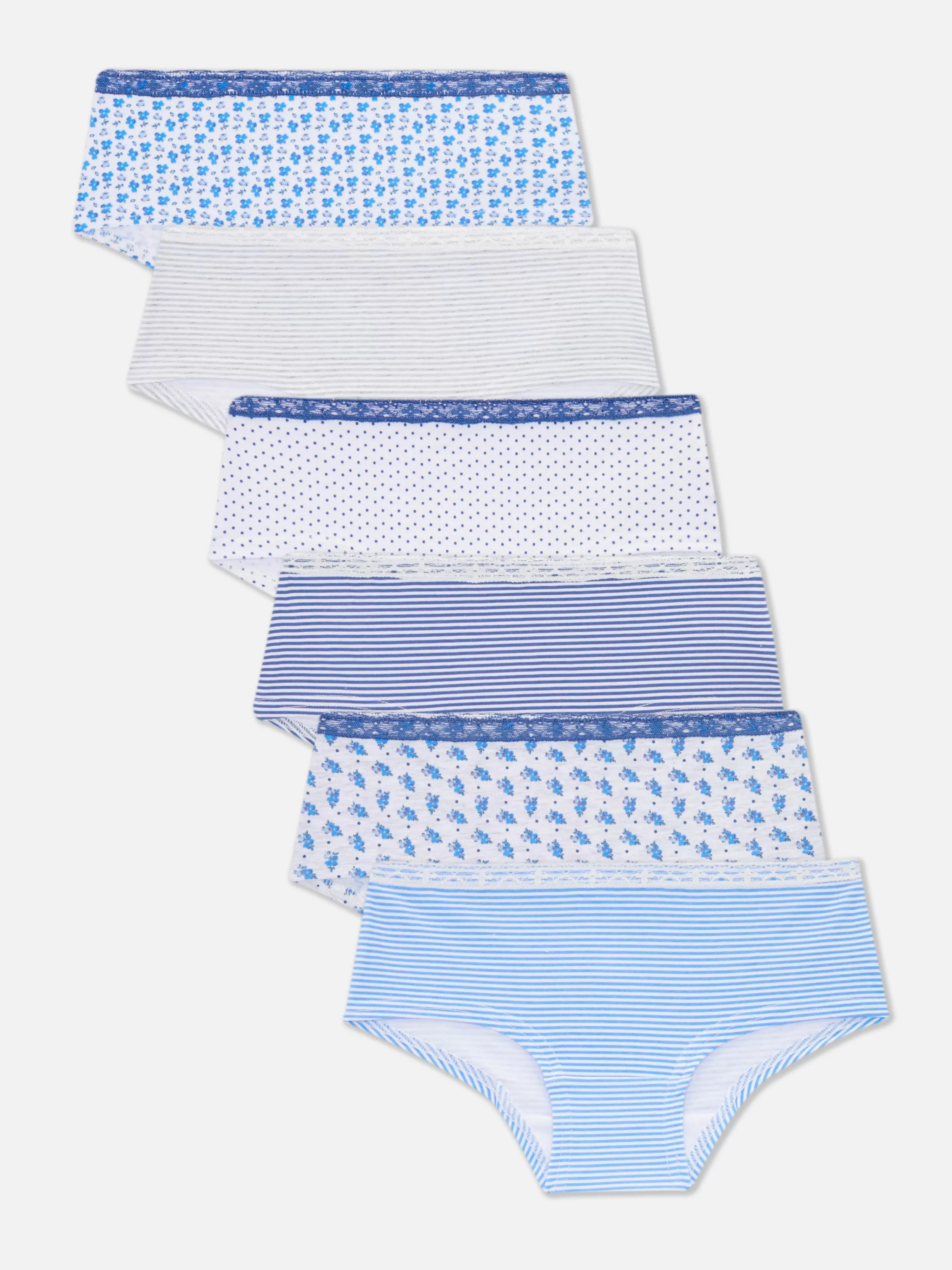 Lot De 6 Culottes à Motifs-Primark Shop