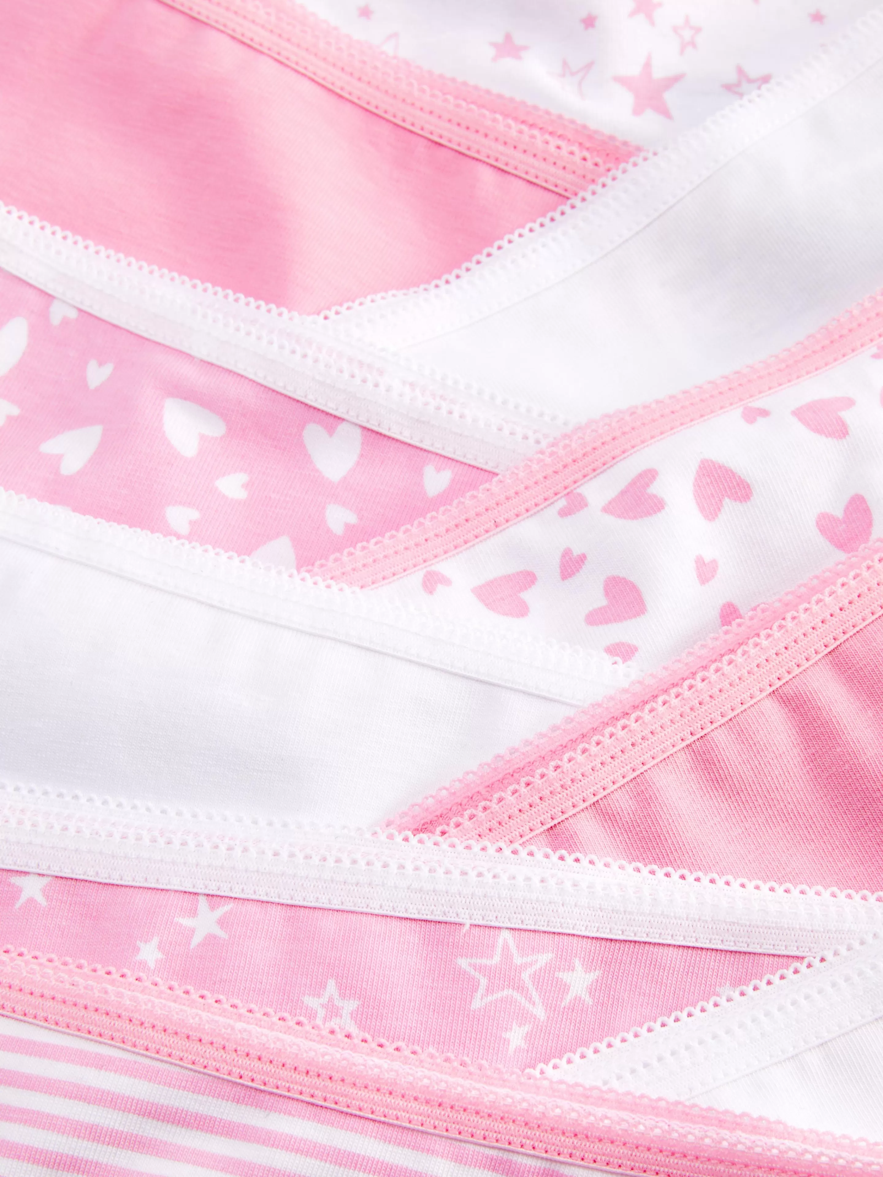 Lot De 10 Culottes à Motifs Cœurs Et étoiles-Primark Cheap