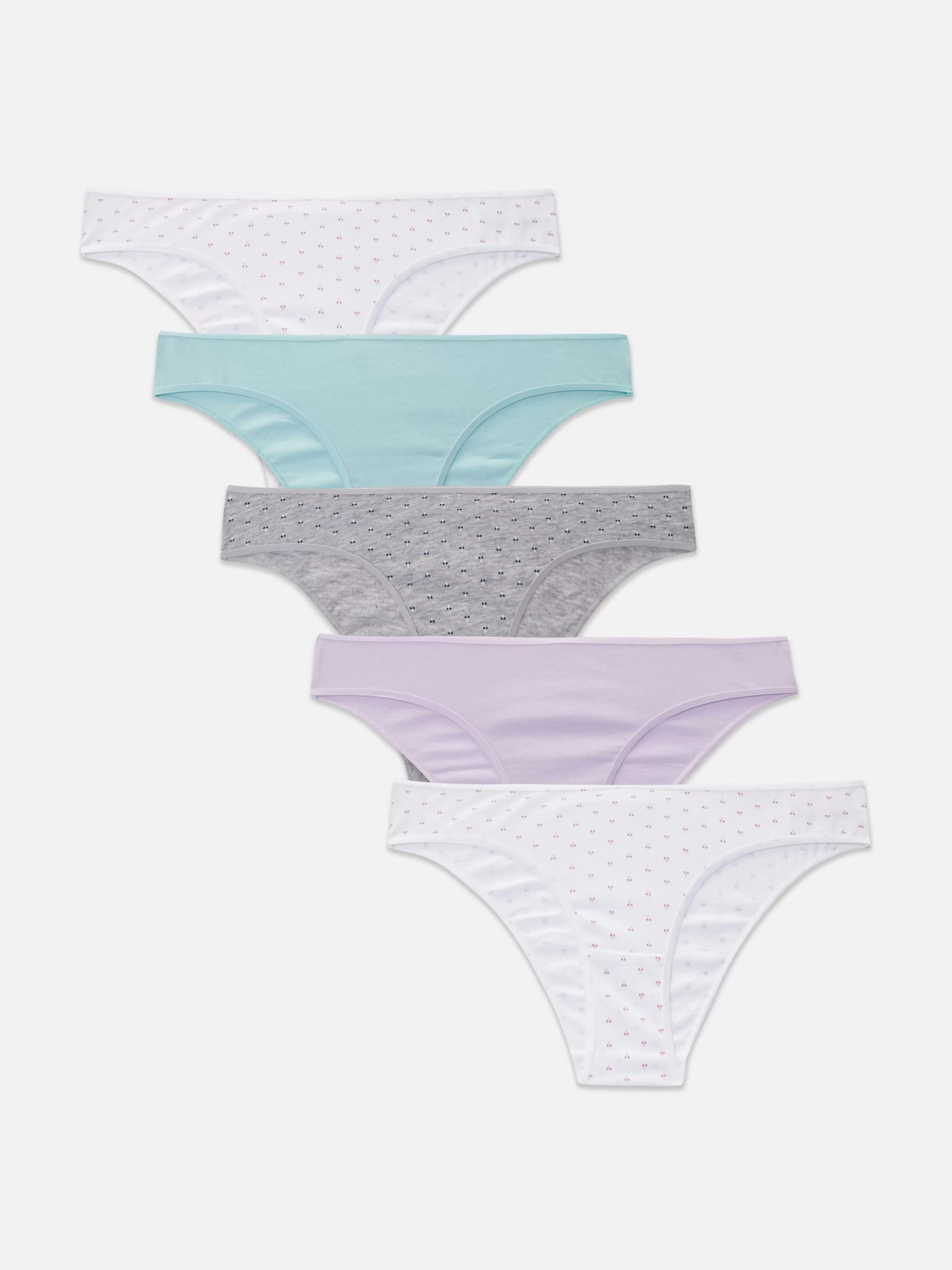 Lot De 5 Culottes Brésiliennes à Imprimé Tendance-Primark Fashion