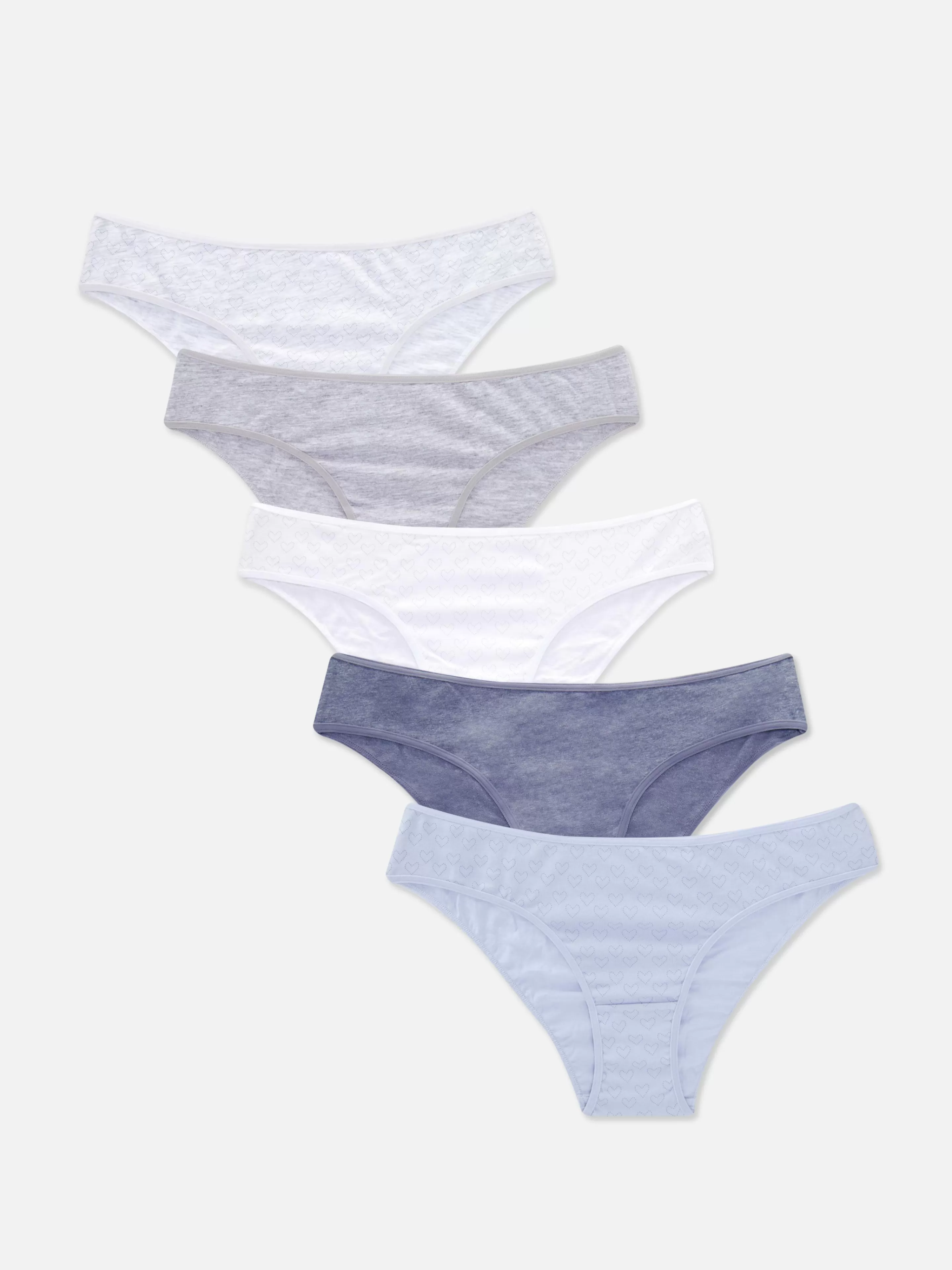 Lot De 5 Culottes Brésiliennes De Tous Les Jours-Primark New
