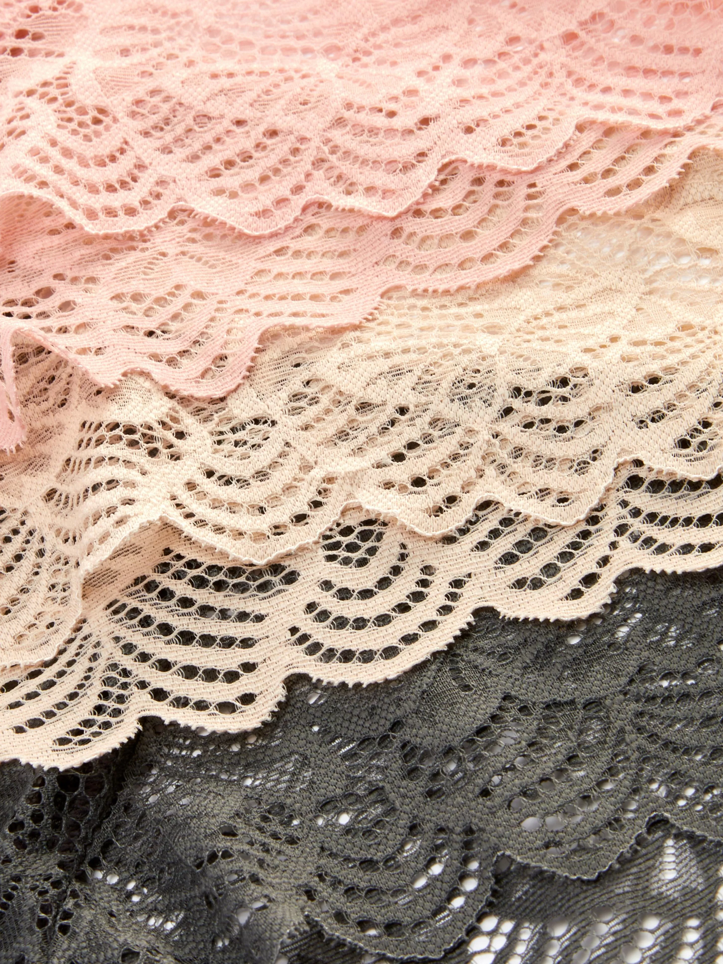 Lot De 3 Culottes Brésiliennes En Dentelle-Primark Store