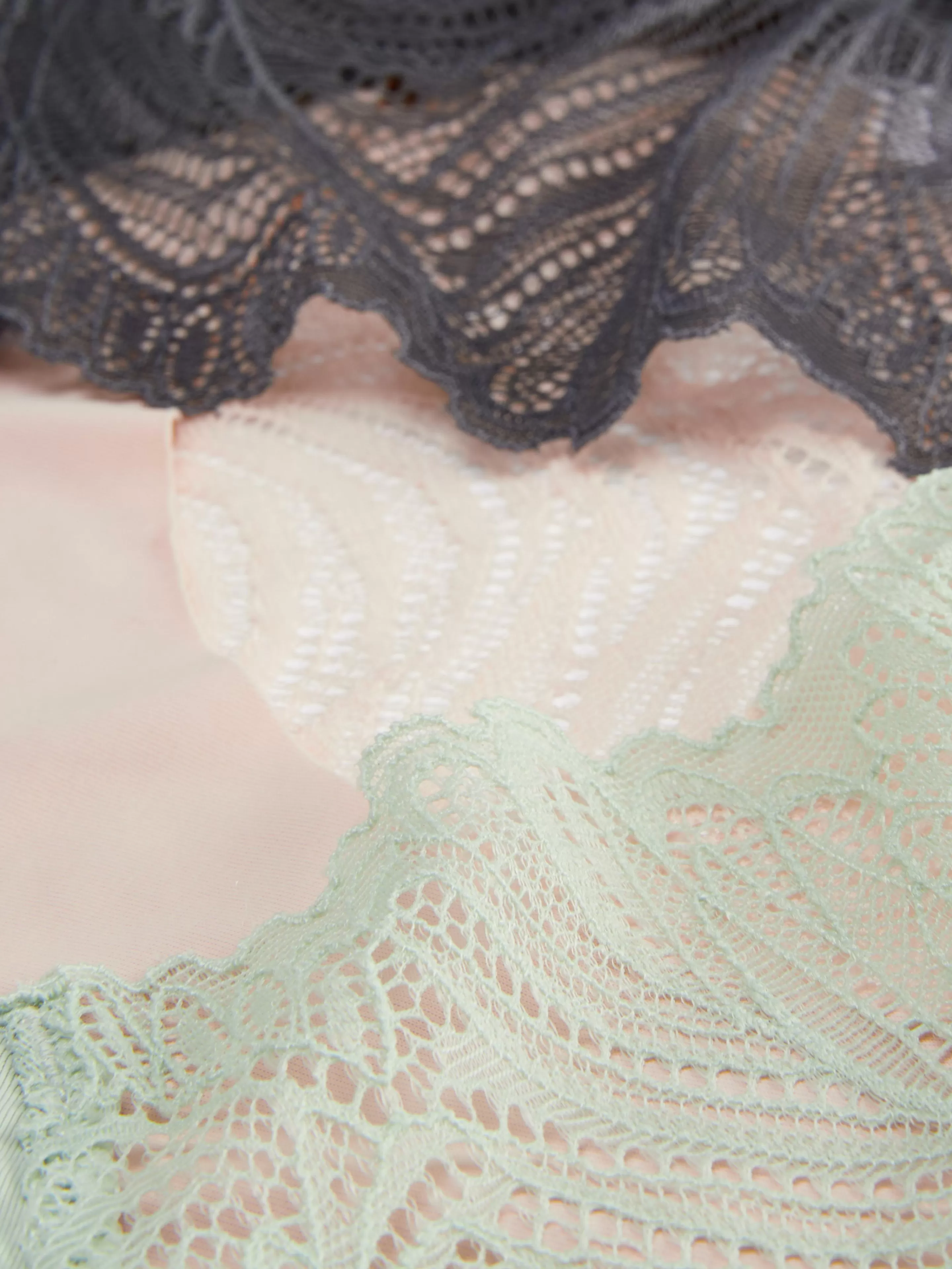 Lot De 3 Culottes Brésiliennes Invisibles à Dos En Dentelle-Primark Shop