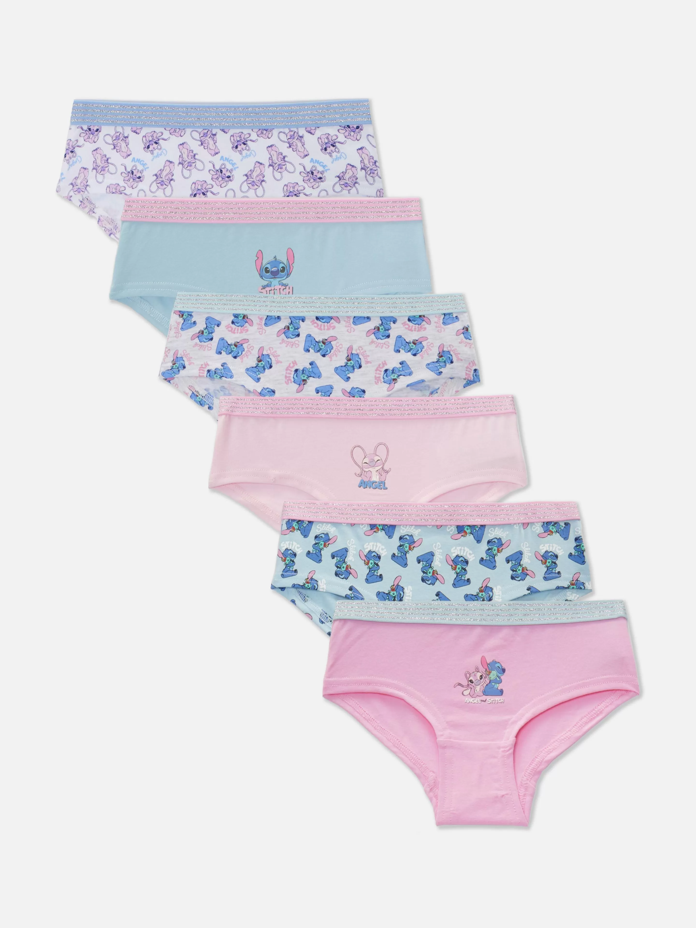 Lot De 6 Culottes Disney Stitch-Primark Clearance
