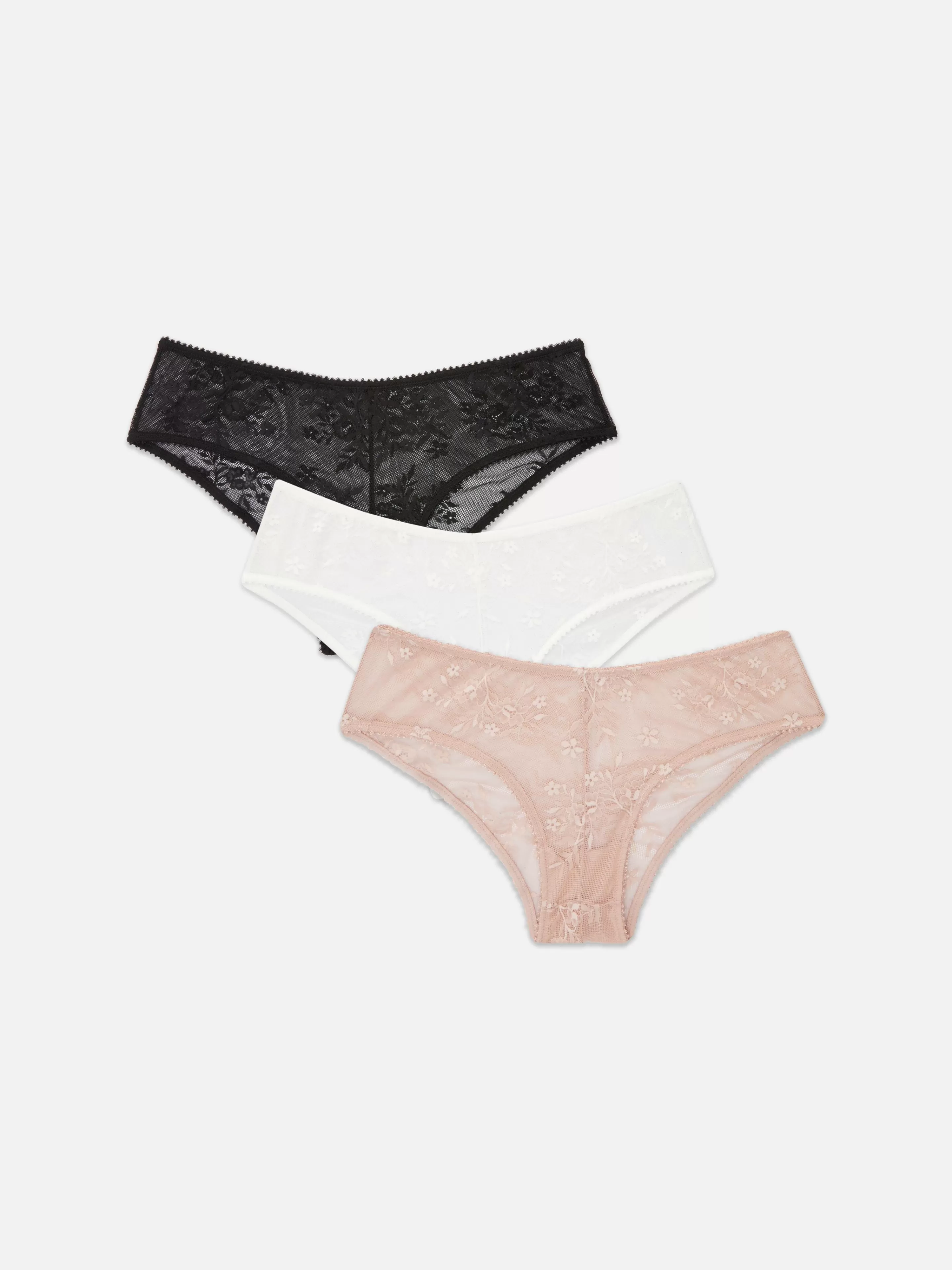 Lot De 3 Culottes En Dentelle-Primark Flash Sale