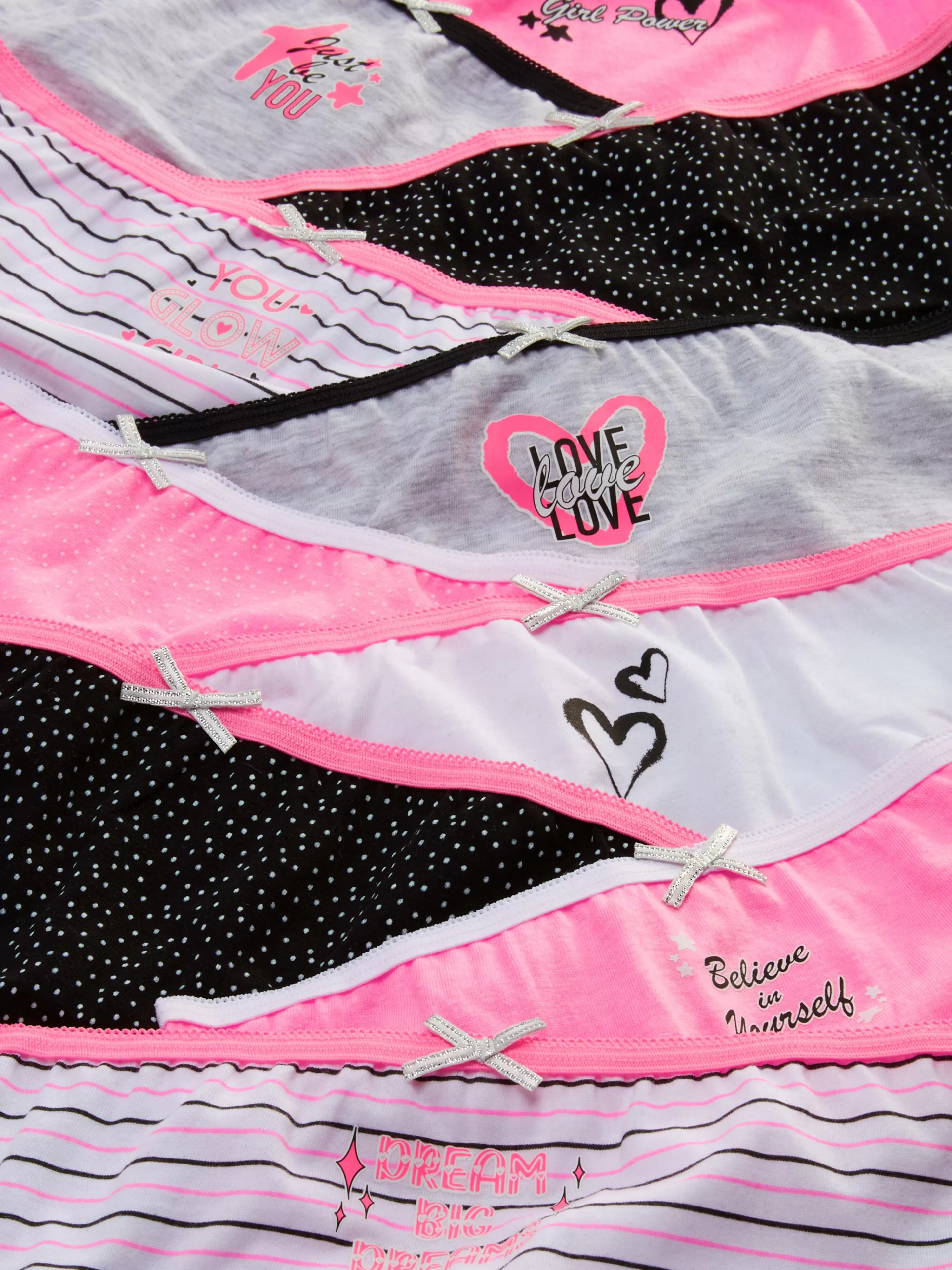 Lot De 10 Culottes Graphiques-Primark Outlet