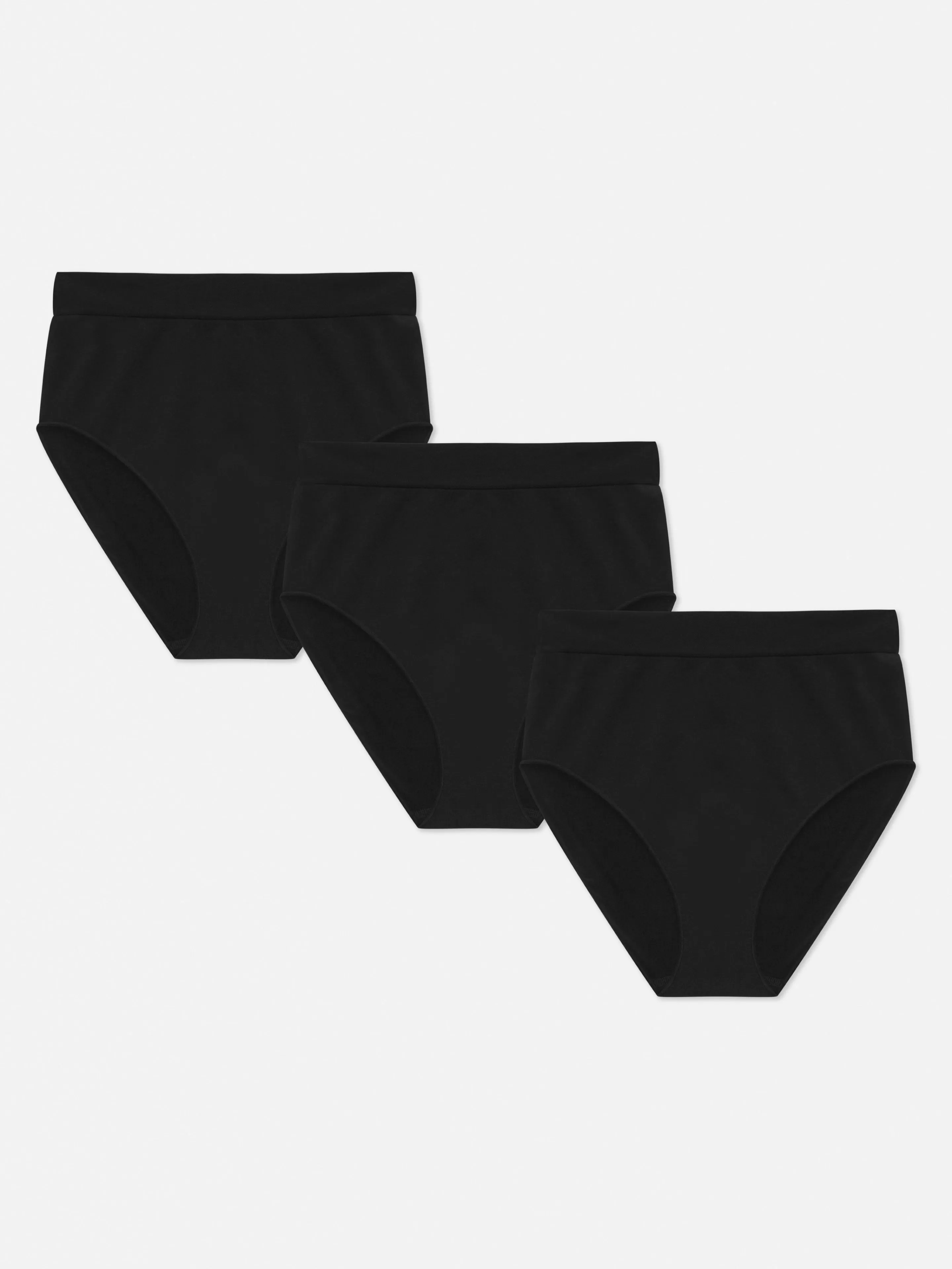 Lot De 3 Culottes Hautes Et Couvrantes Sans Coutures-Primark Clearance