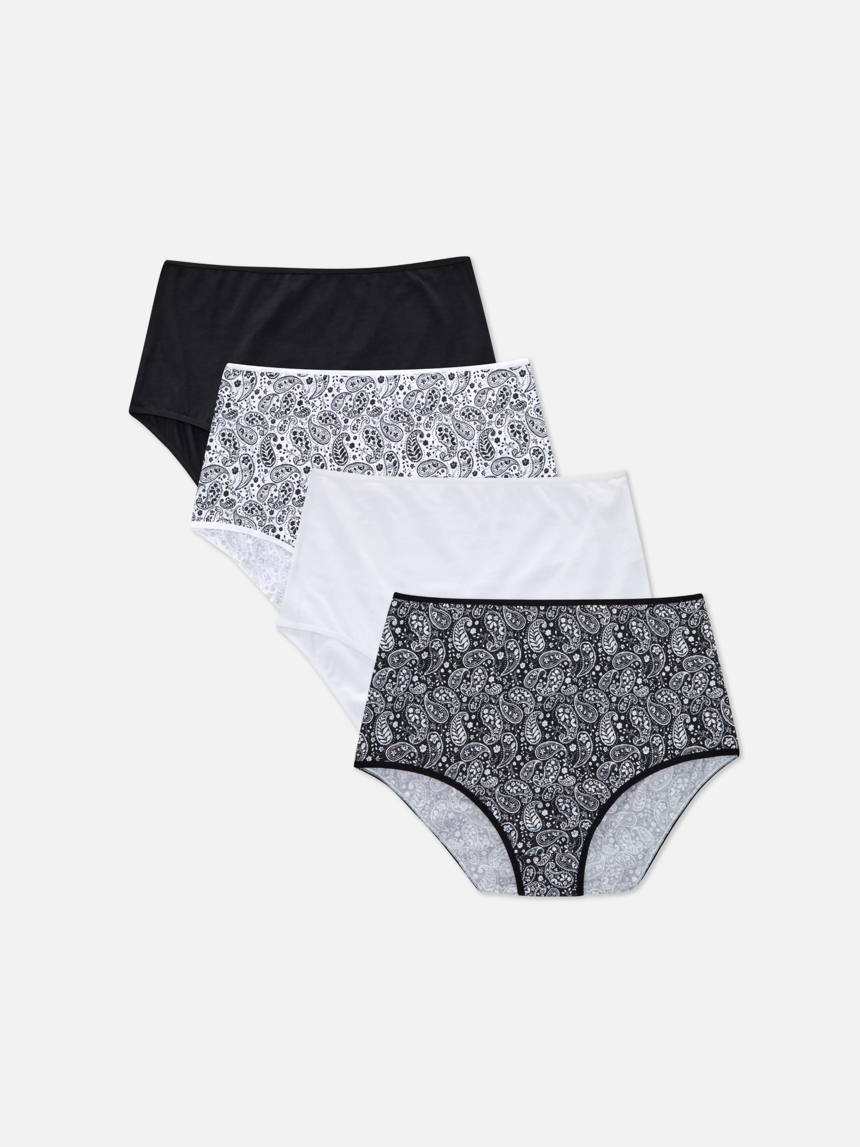 Lot De 4 Culottes Hautes Tendances à Imprimé-Primark Best Sale