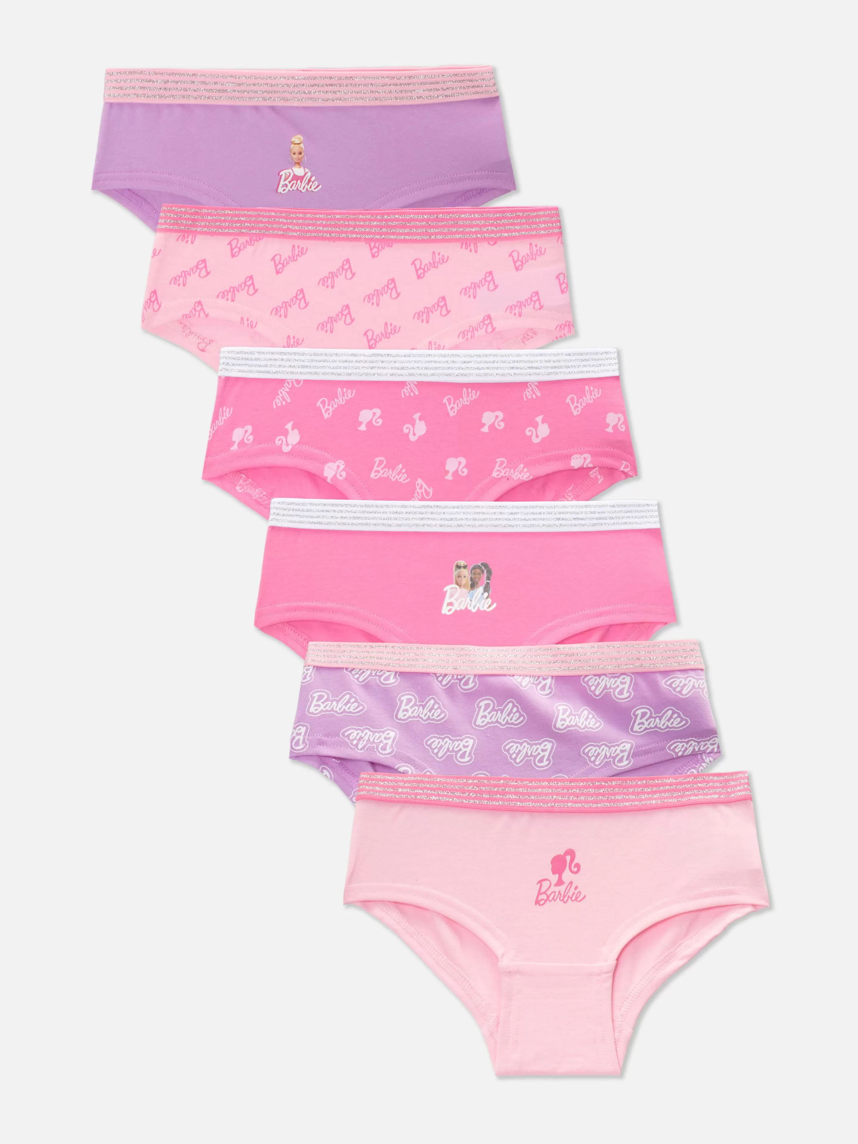 Lot De 6 Culottes Hipster Barbie-Primark Online