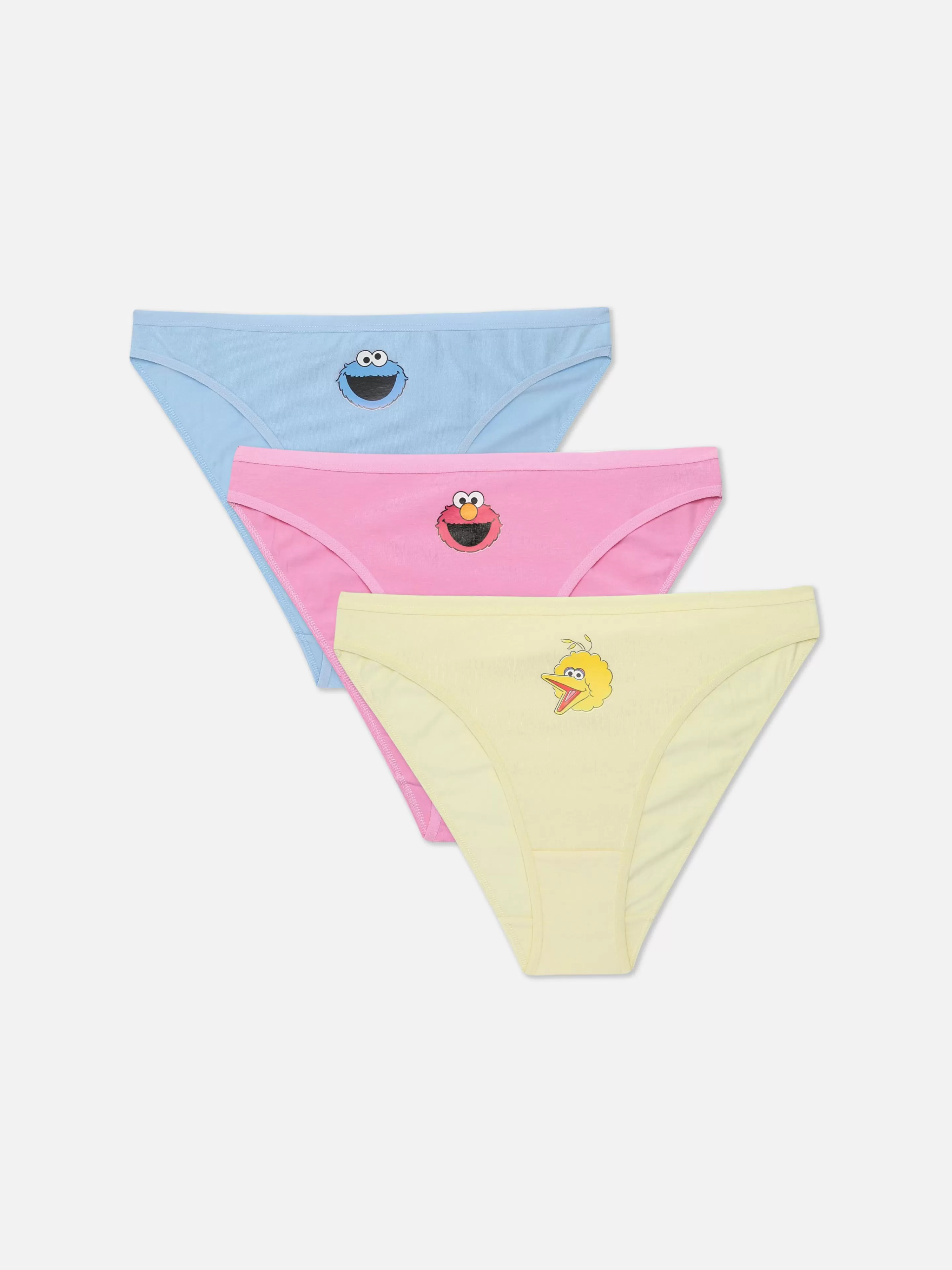 Lot De 3 Culottes Personnage Sesame Street-Primark Fashion