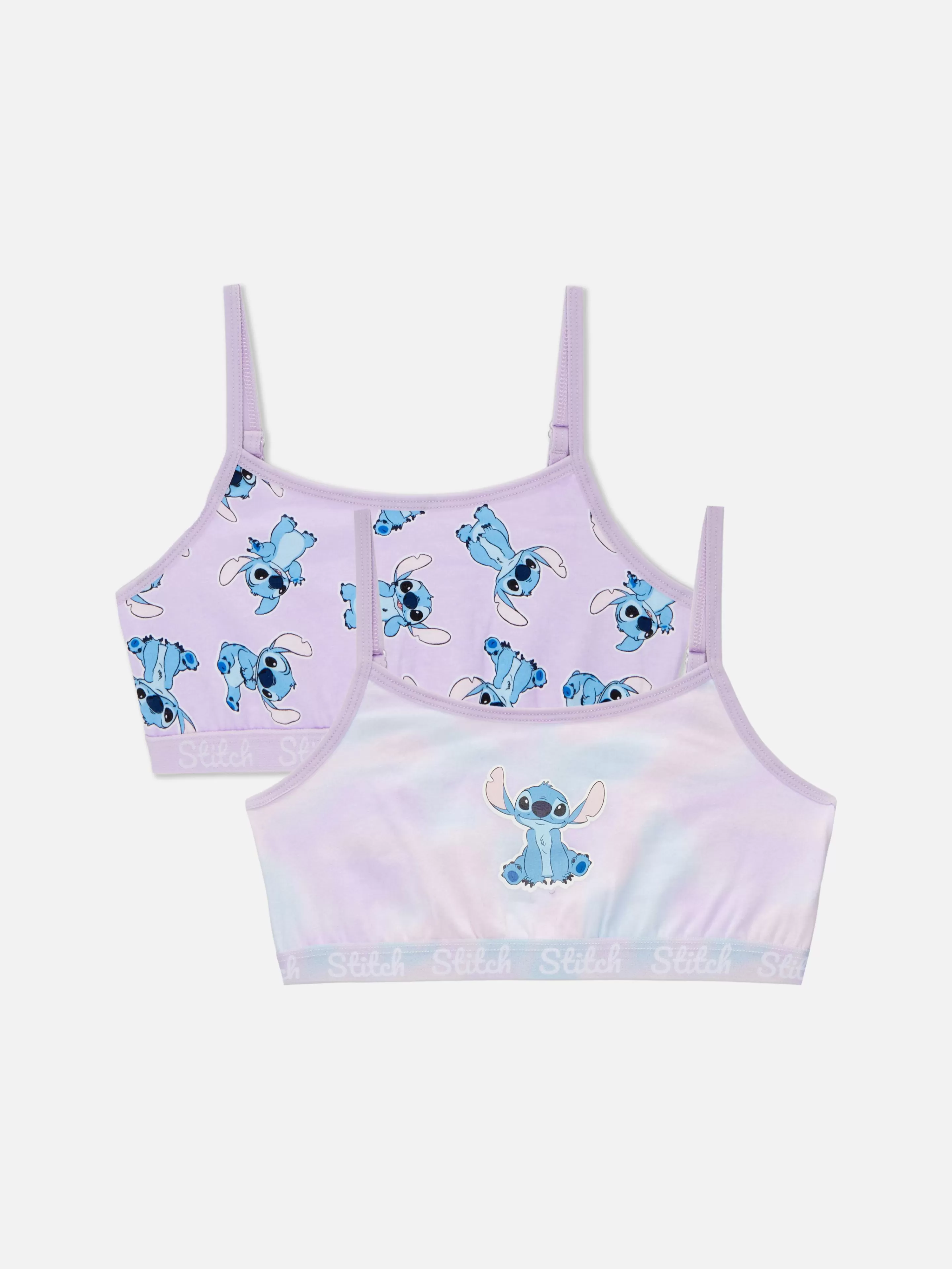 Lot De 2 Débardeurs Courts Disney Lilo & Stitch-Primark New