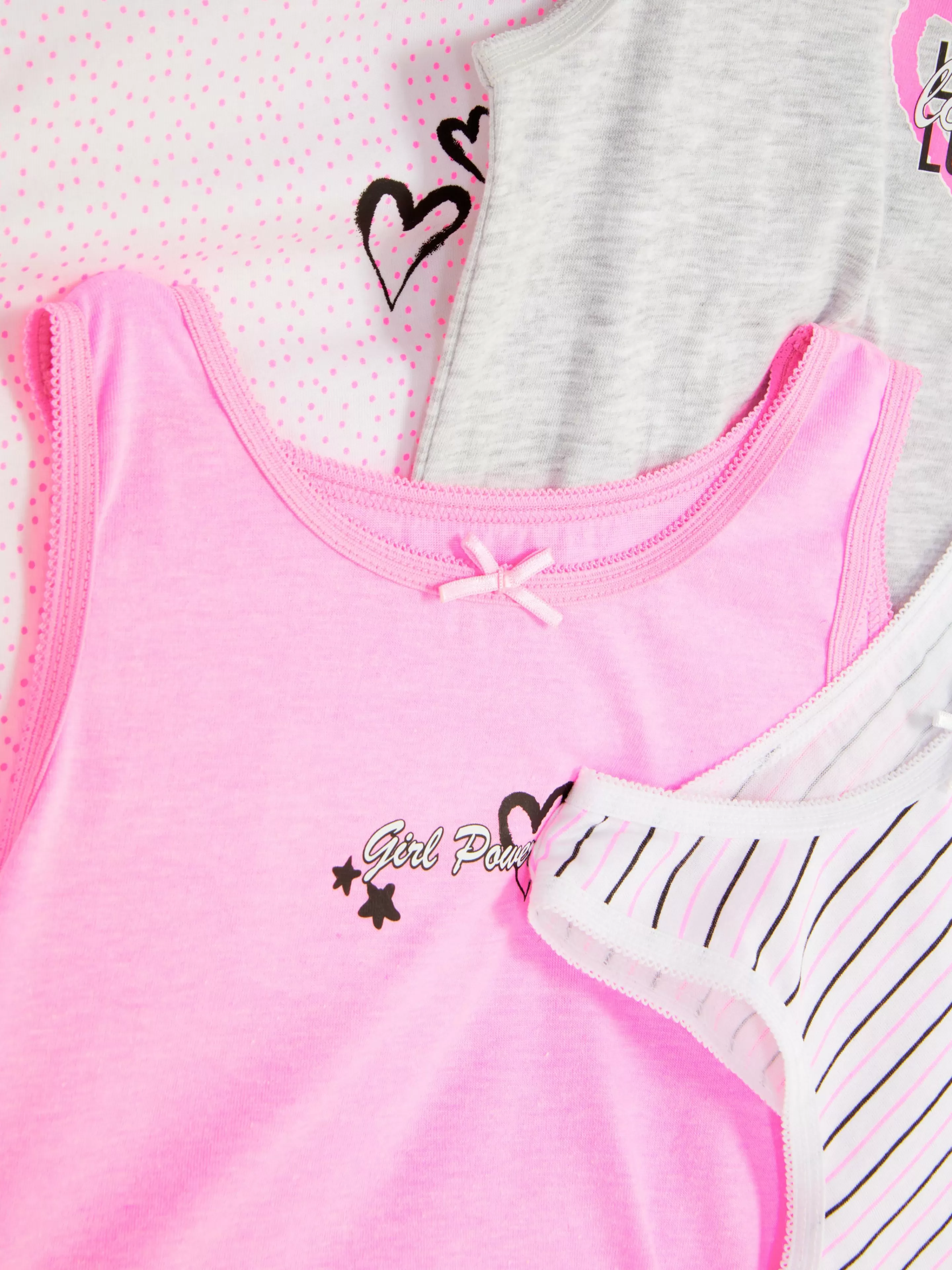 Lot De 4 Débardeurs Graphiques-Primark Online
