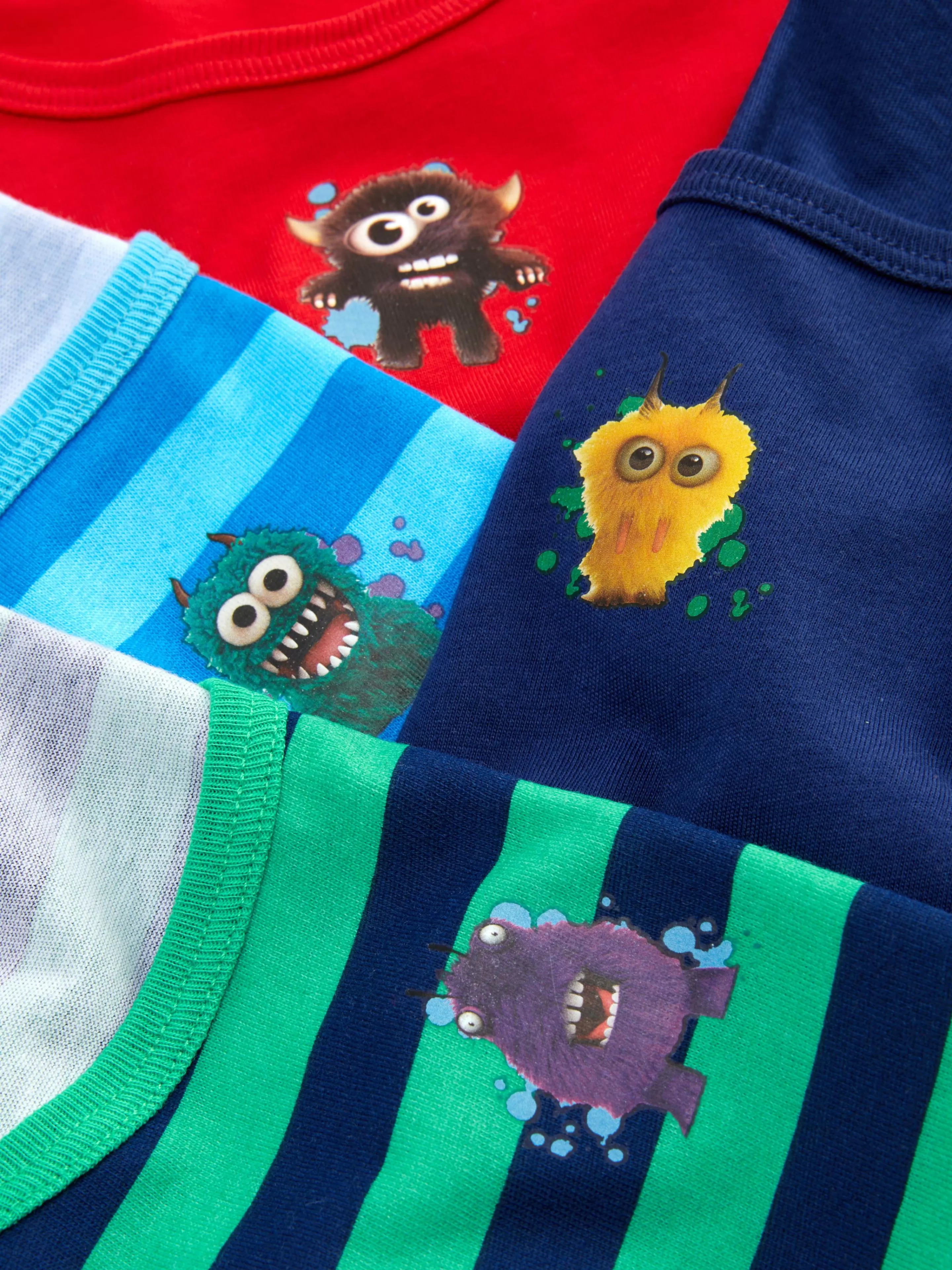 Lot De 4 Débardeurs Graphiques Monstre-Primark Discount